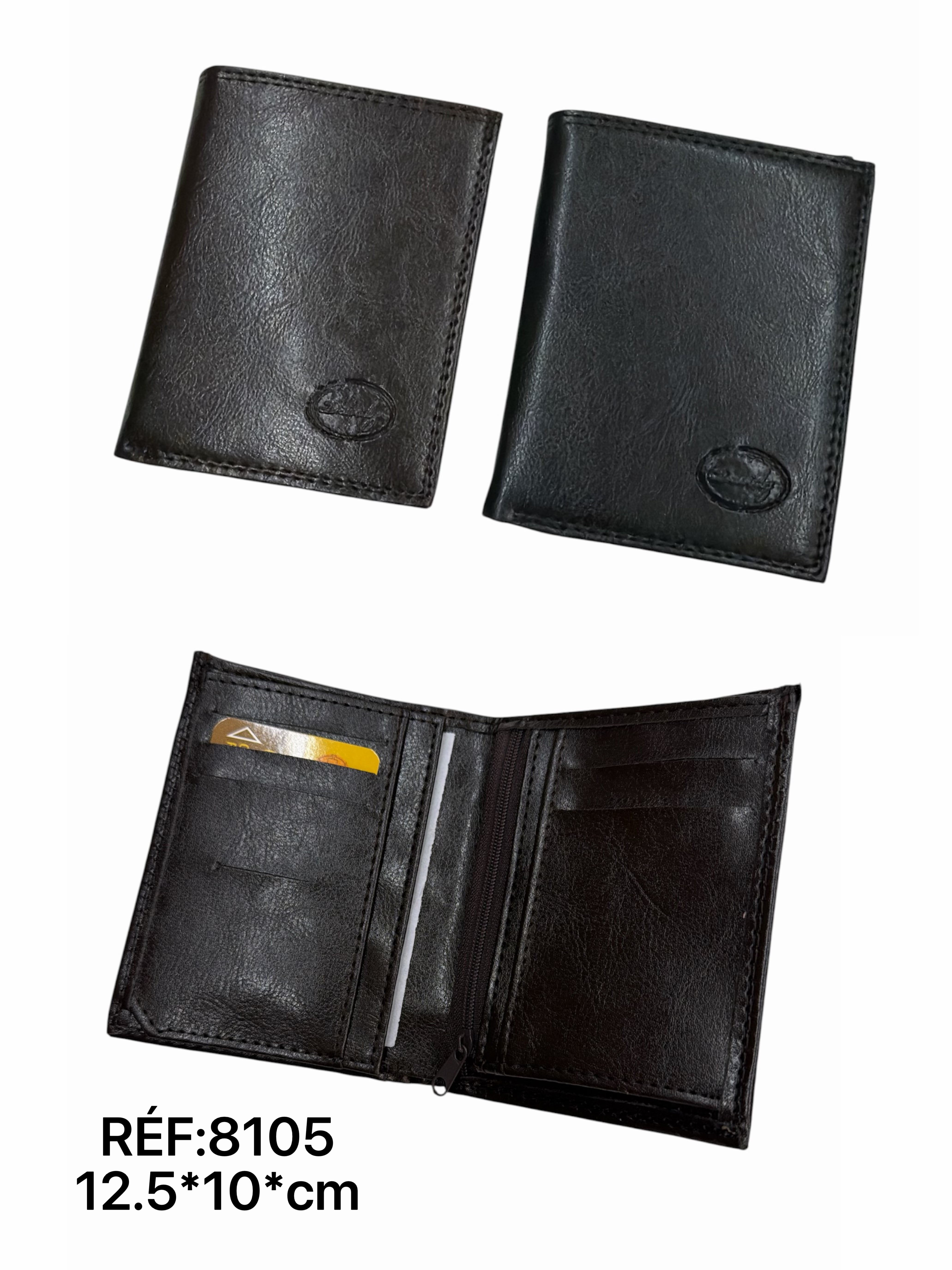 Portefeuille simili-cuir (x12) #8105