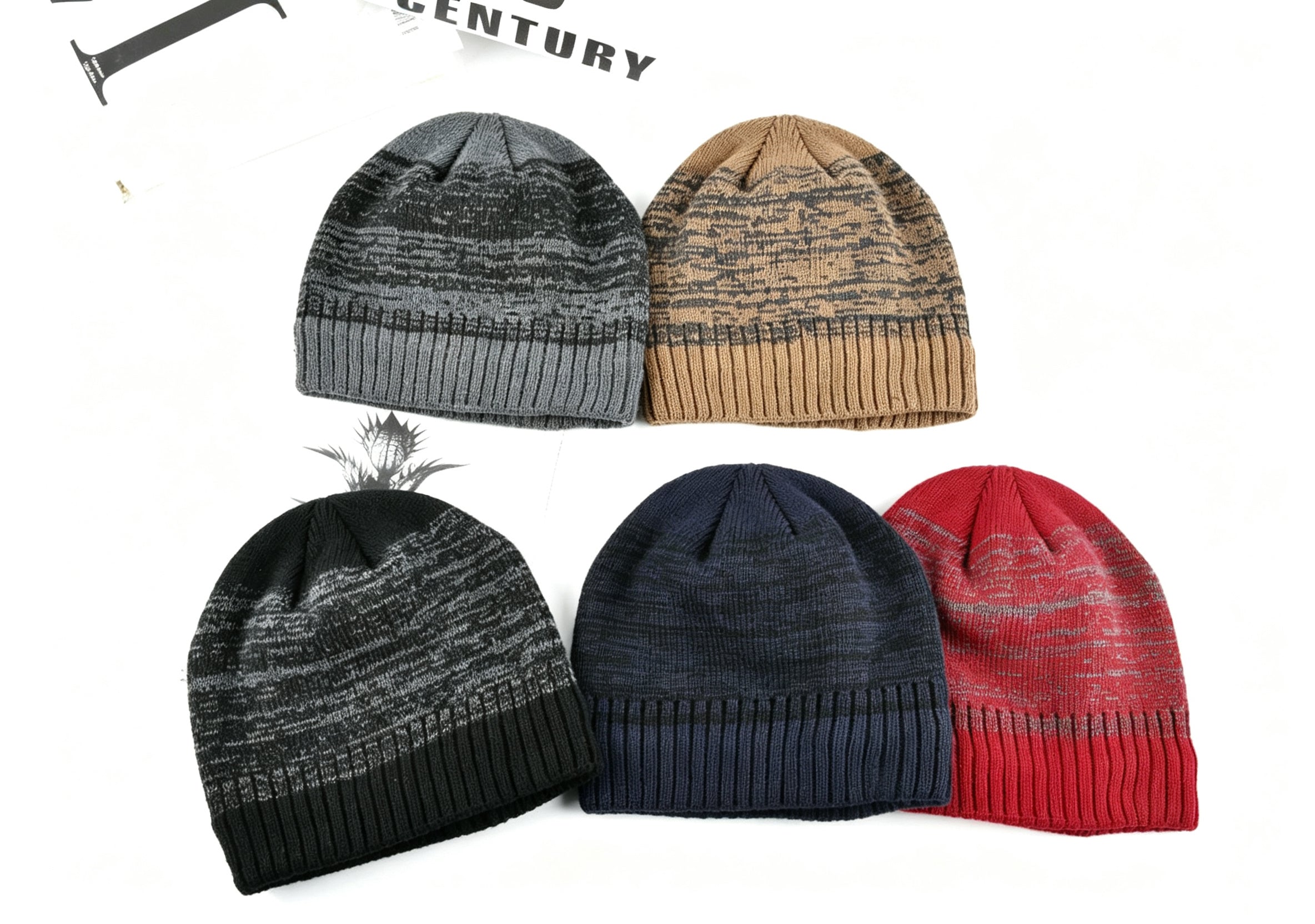 Bonnet tricoté homme hiver (x12)#4