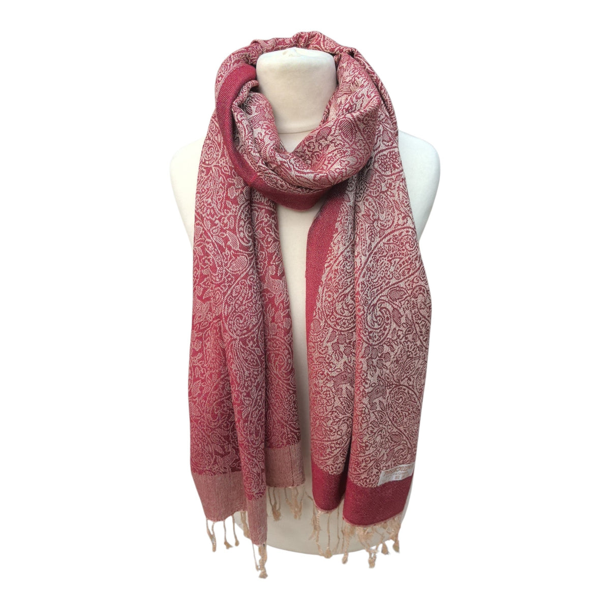 Écharpe Pashmina à motif paisley PHM-60(x12)