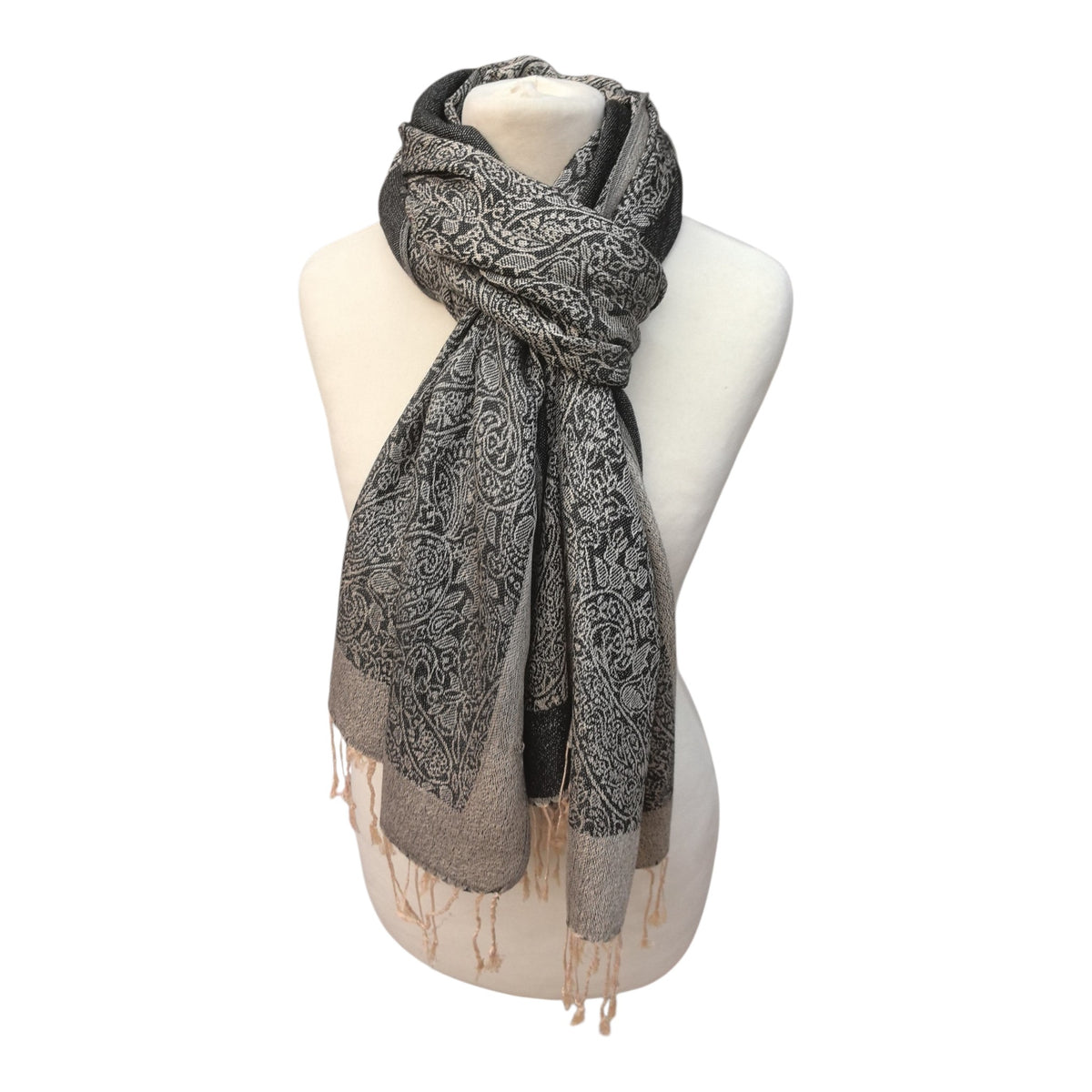 Écharpe Pashmina à motif paisley PHM-60(x12)
