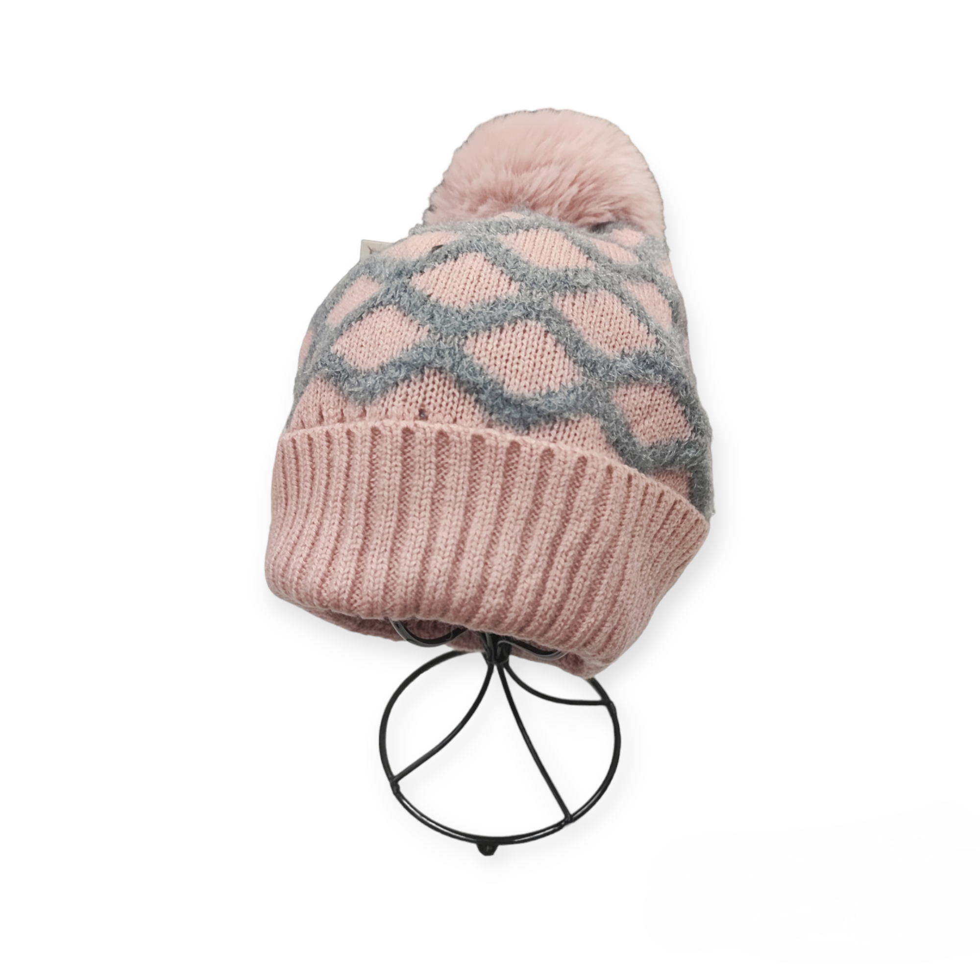 Bonnet Femme fourré pompon (x12) #5