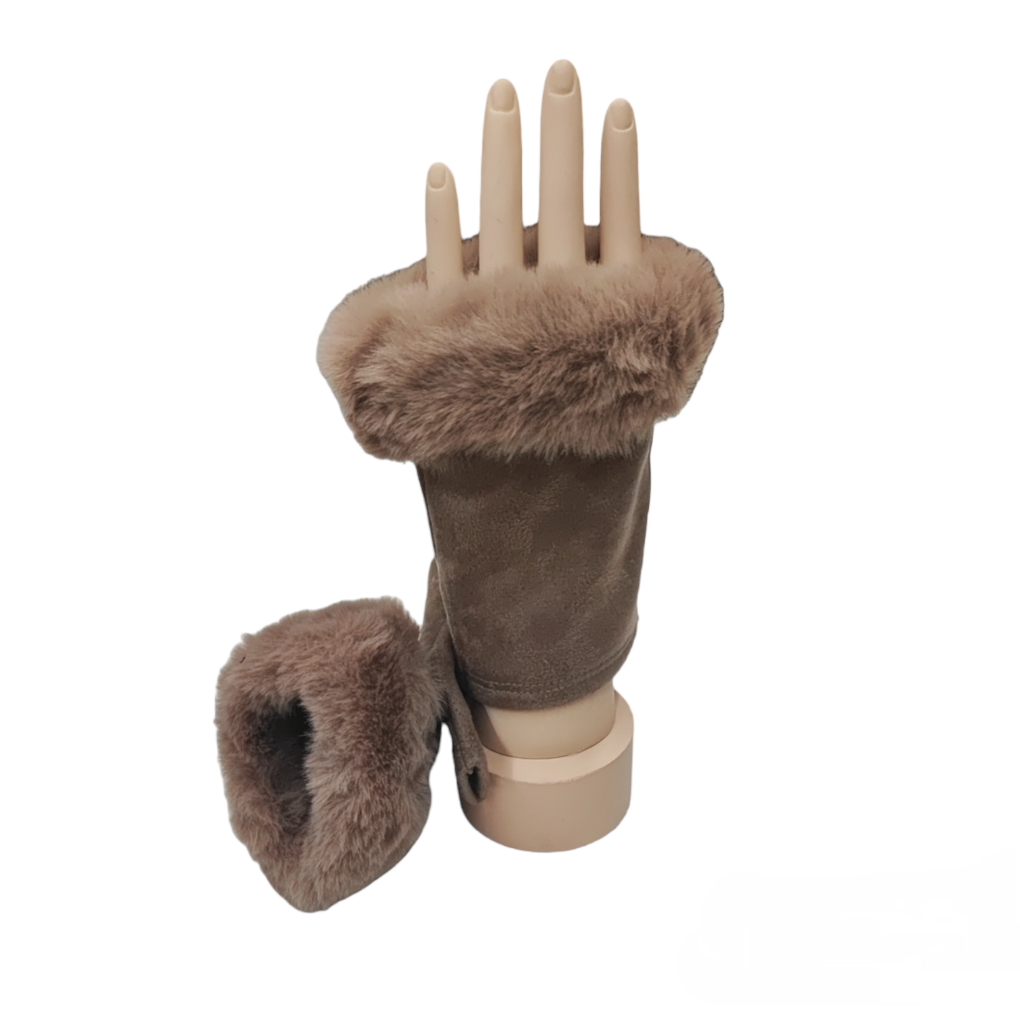 Mitaines gants fausse fourrure (x12) #27