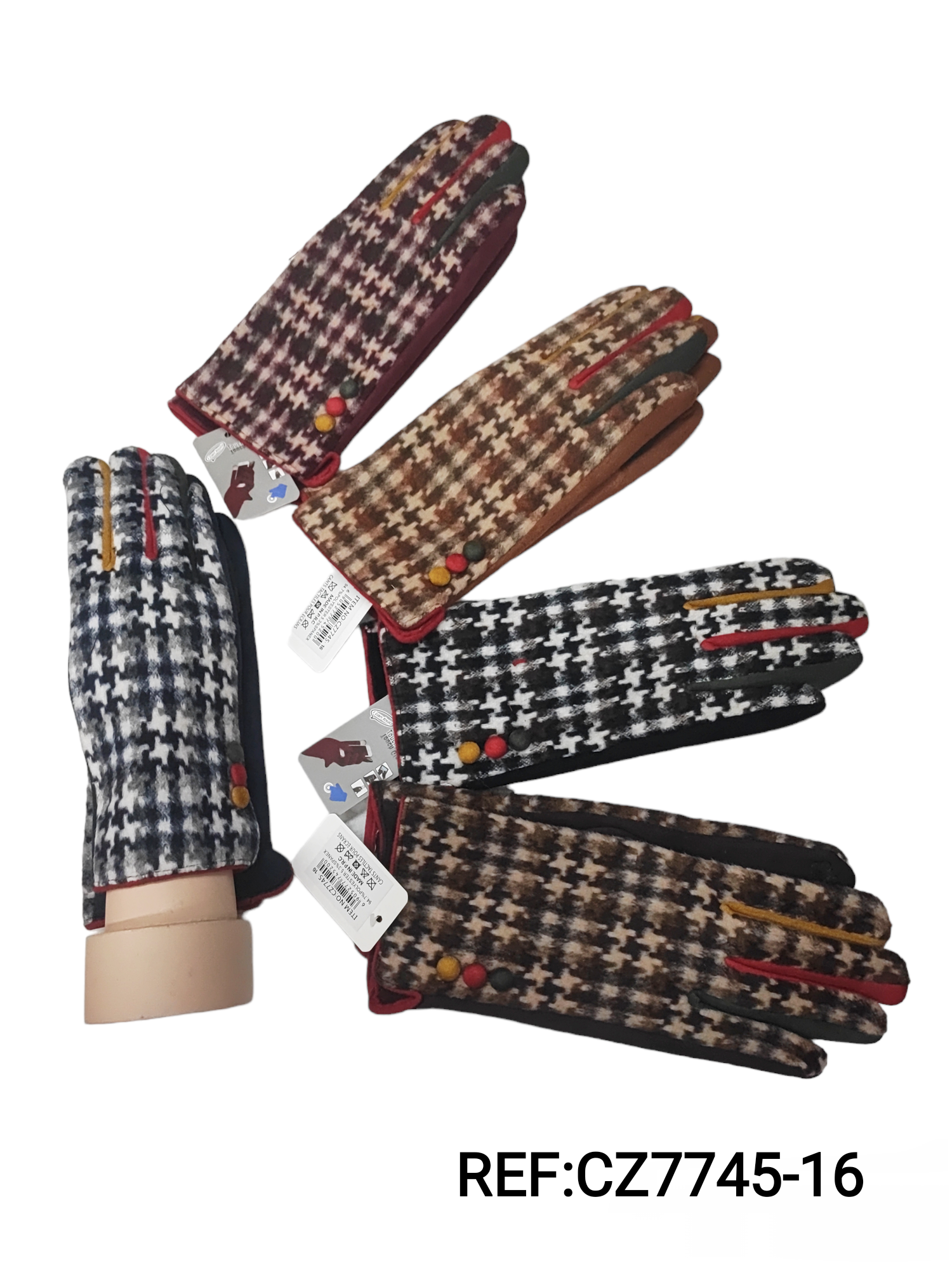 LOT DE 12 - Gants tactiles Femme #16