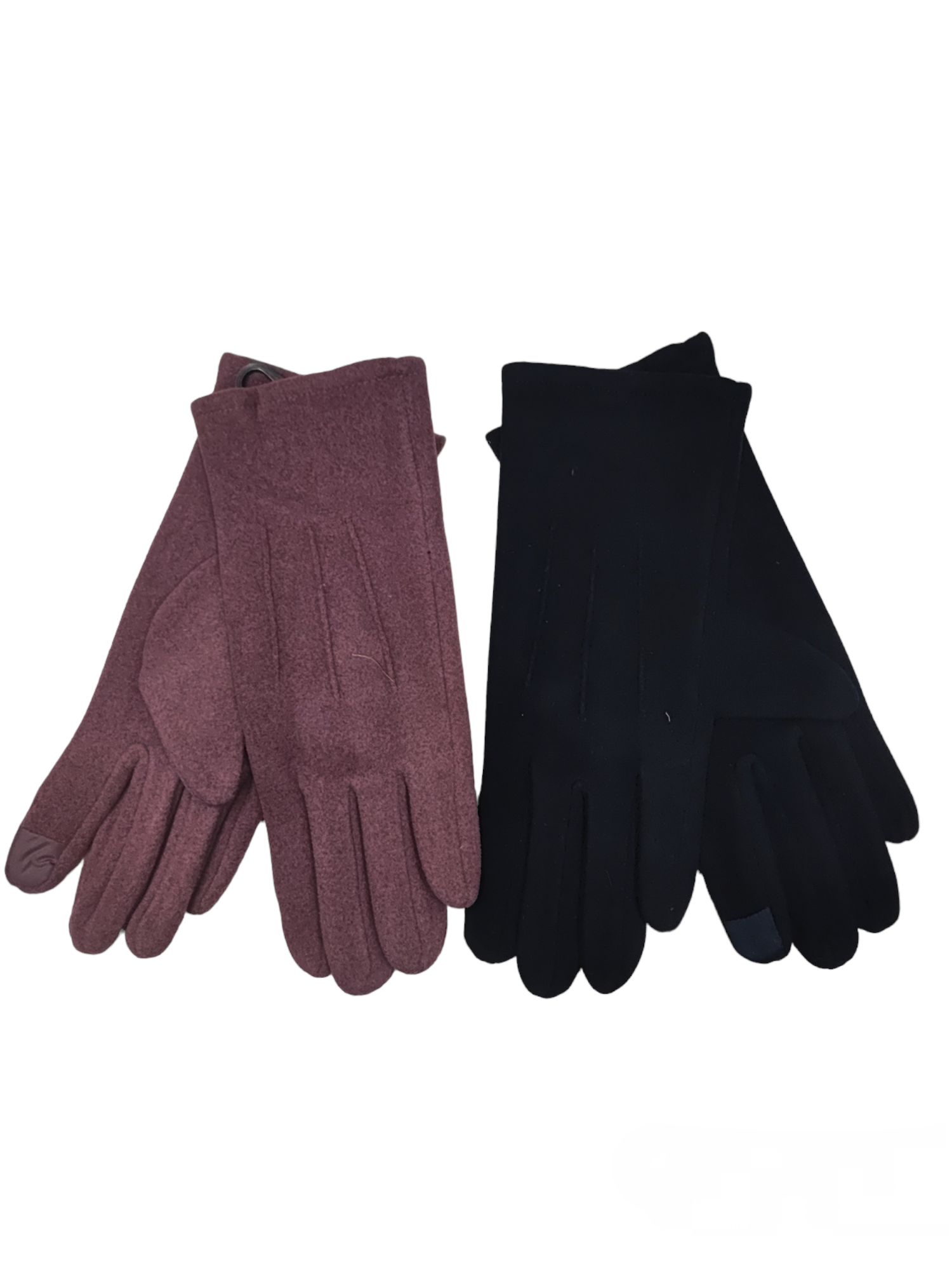 Gants tactiles motifs et couleurs mélange(x12)
