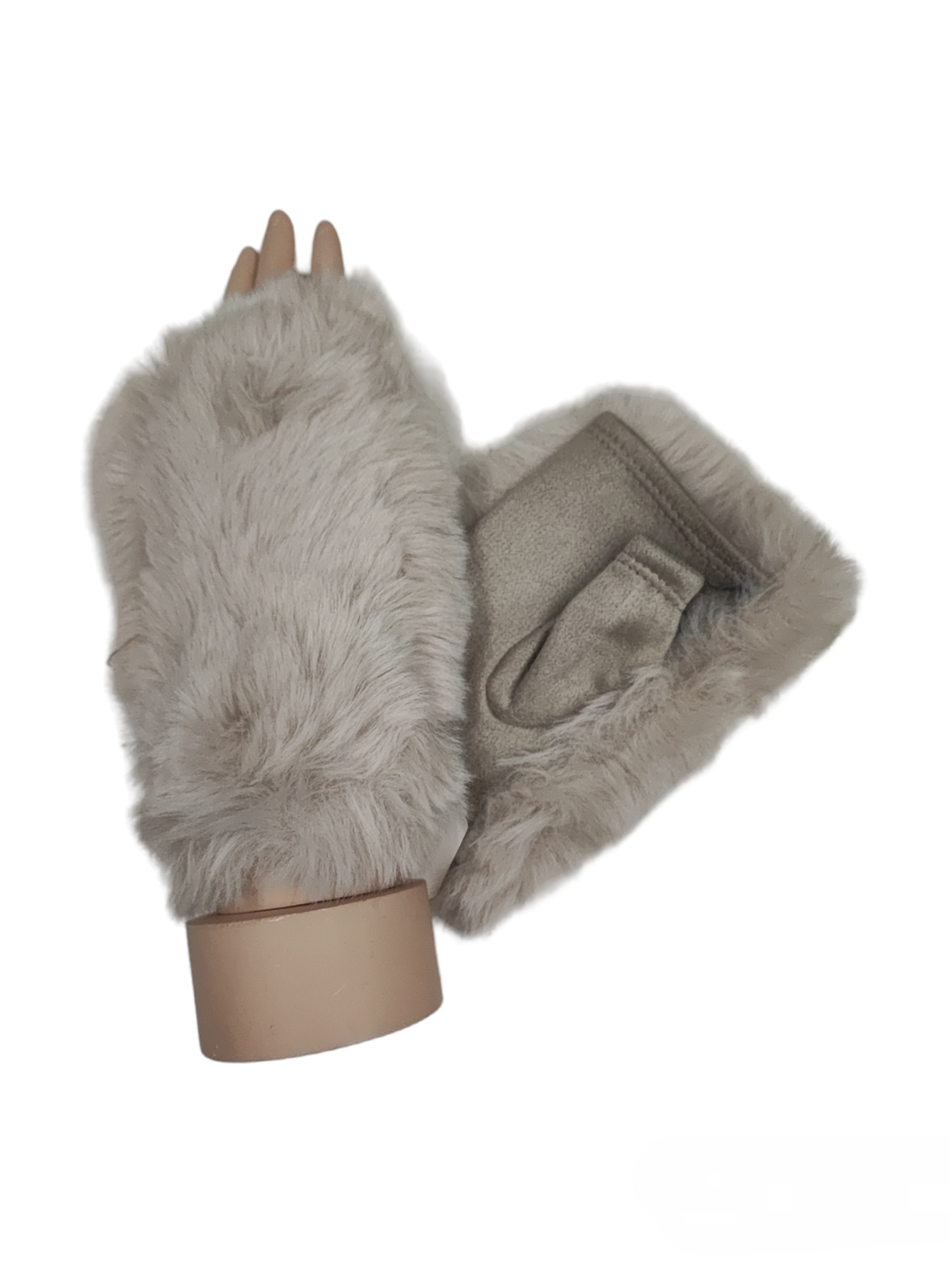 Mitaines gants fausse fourrure (x12) #26