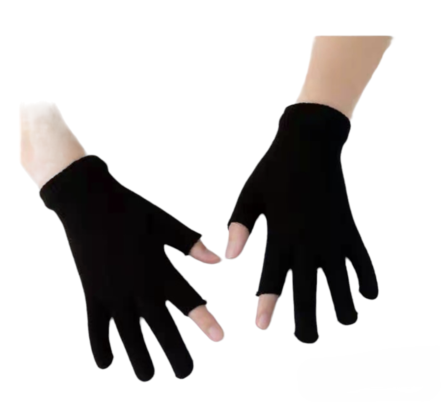 Mitaines gants Simple Noir (x12)F32