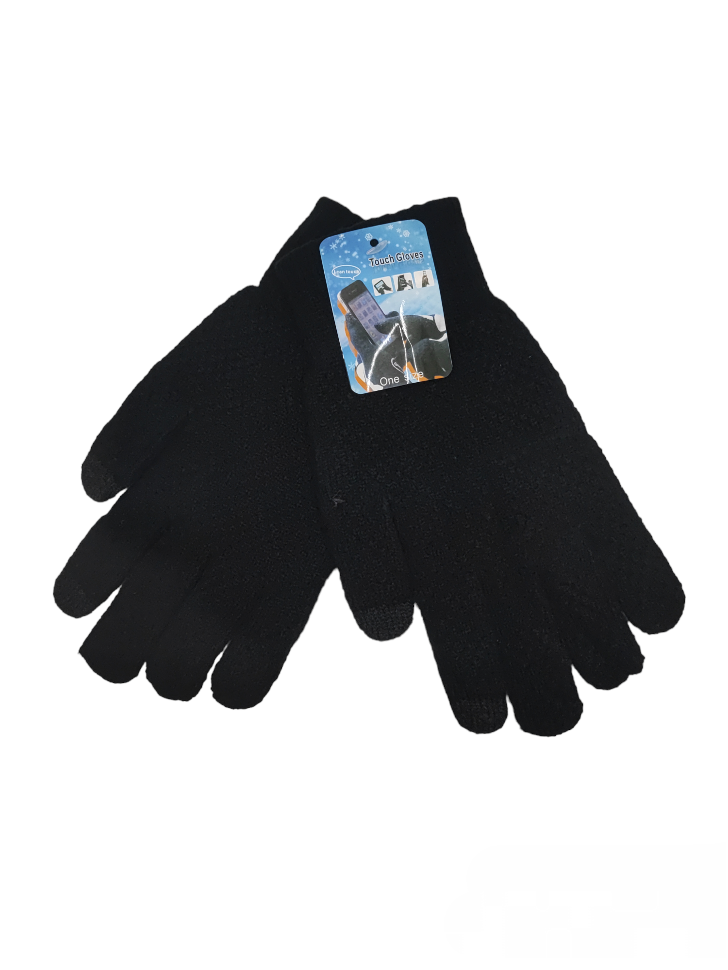 Gants homme tricotés tactiles (x12) H6