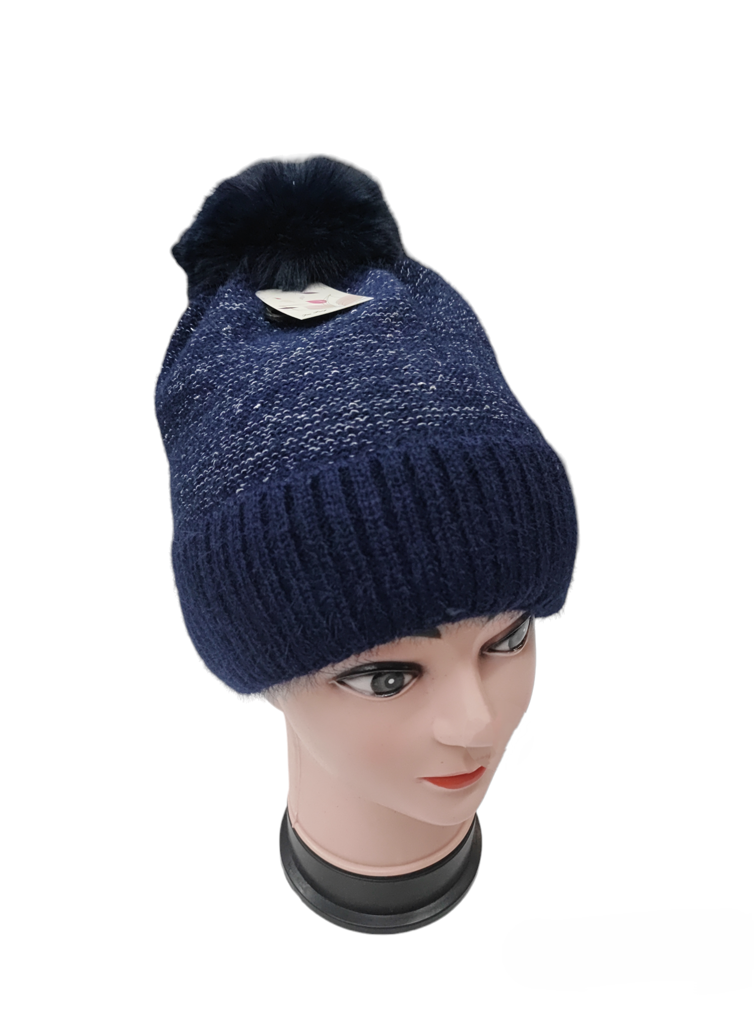 Bonnet Femme fourré pompon (x12) #4