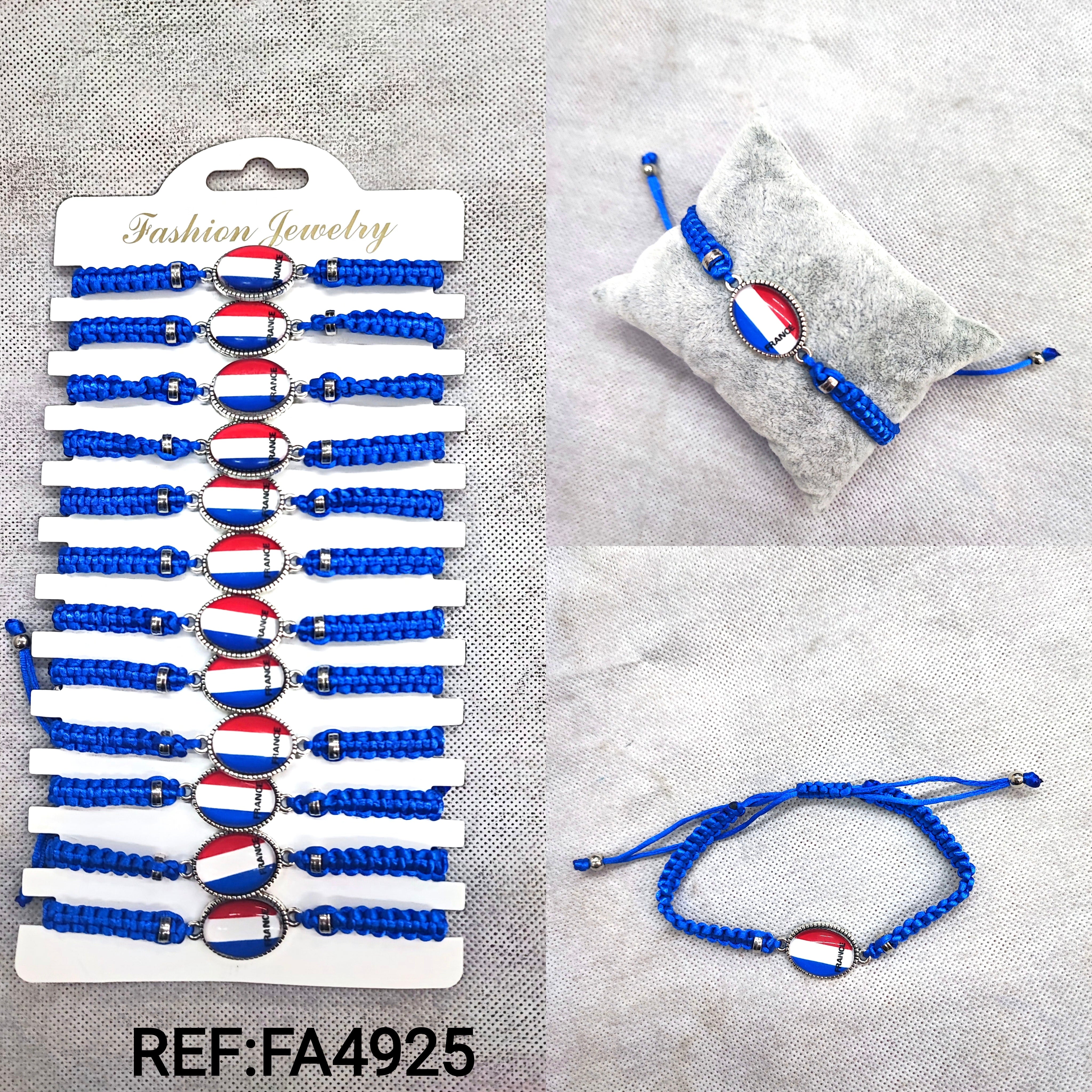 Bracelet drapeau France (x12)