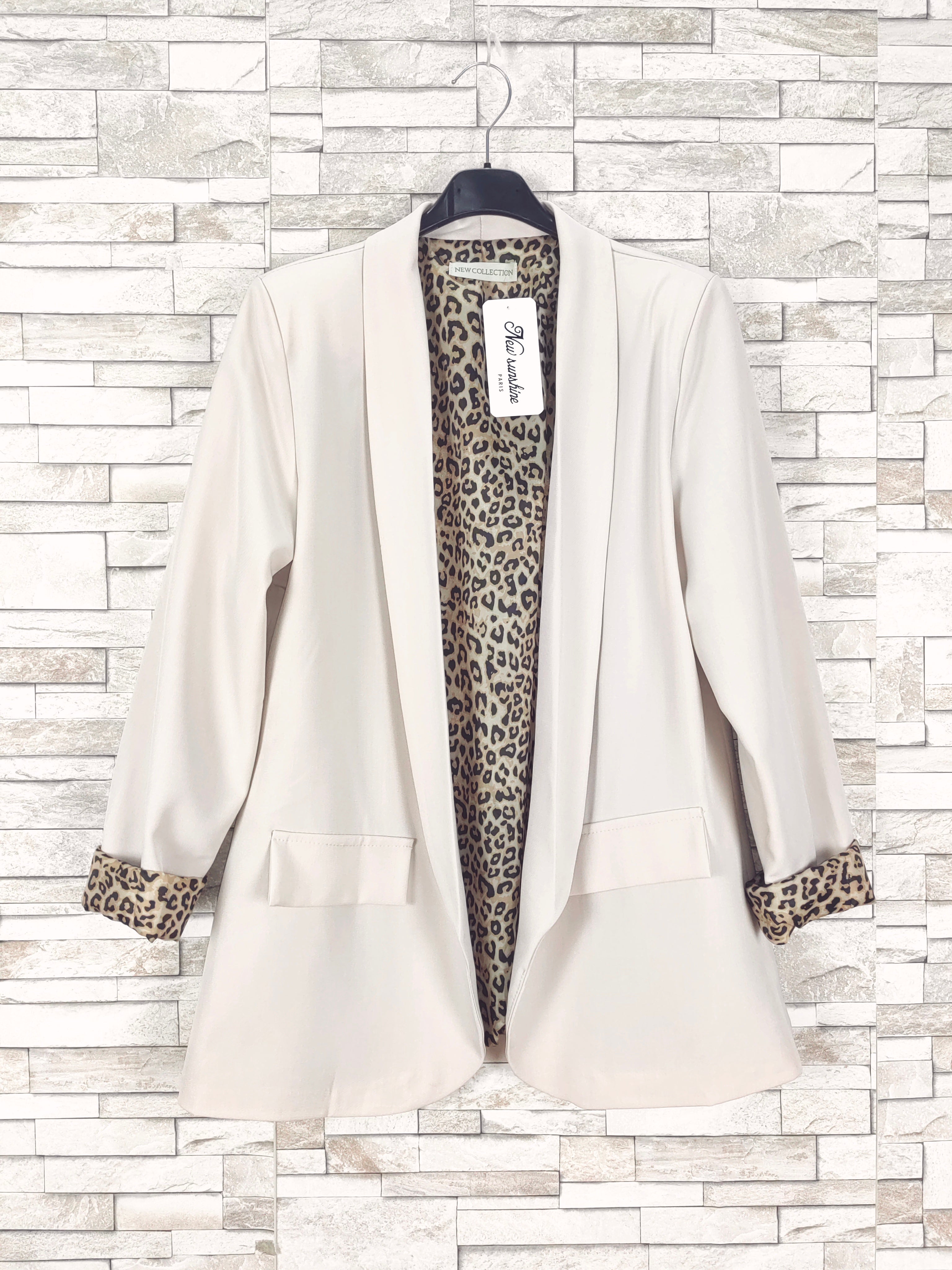 Blazer avec doublure léopard (X6)