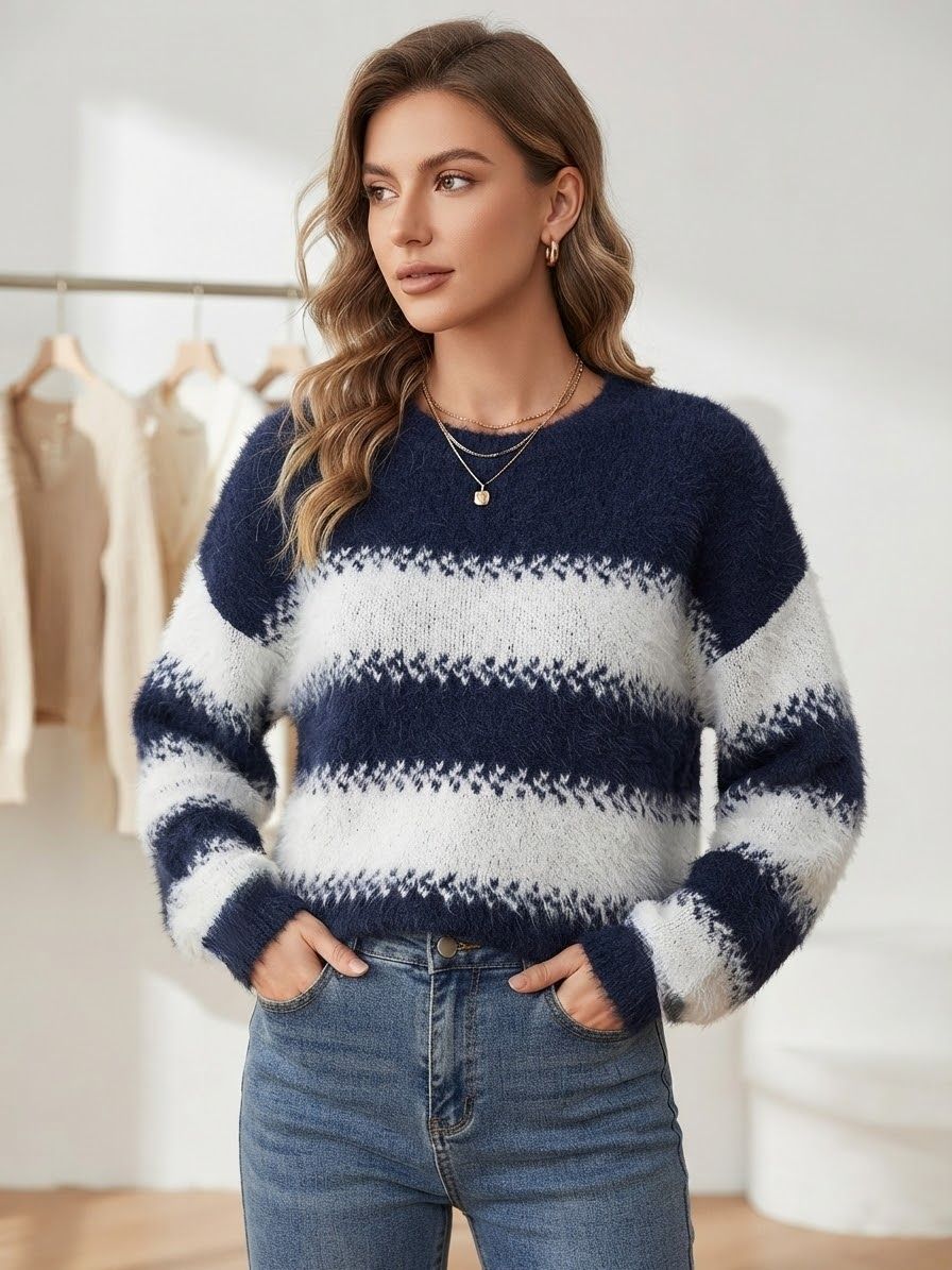 Pull Rayé (x6)