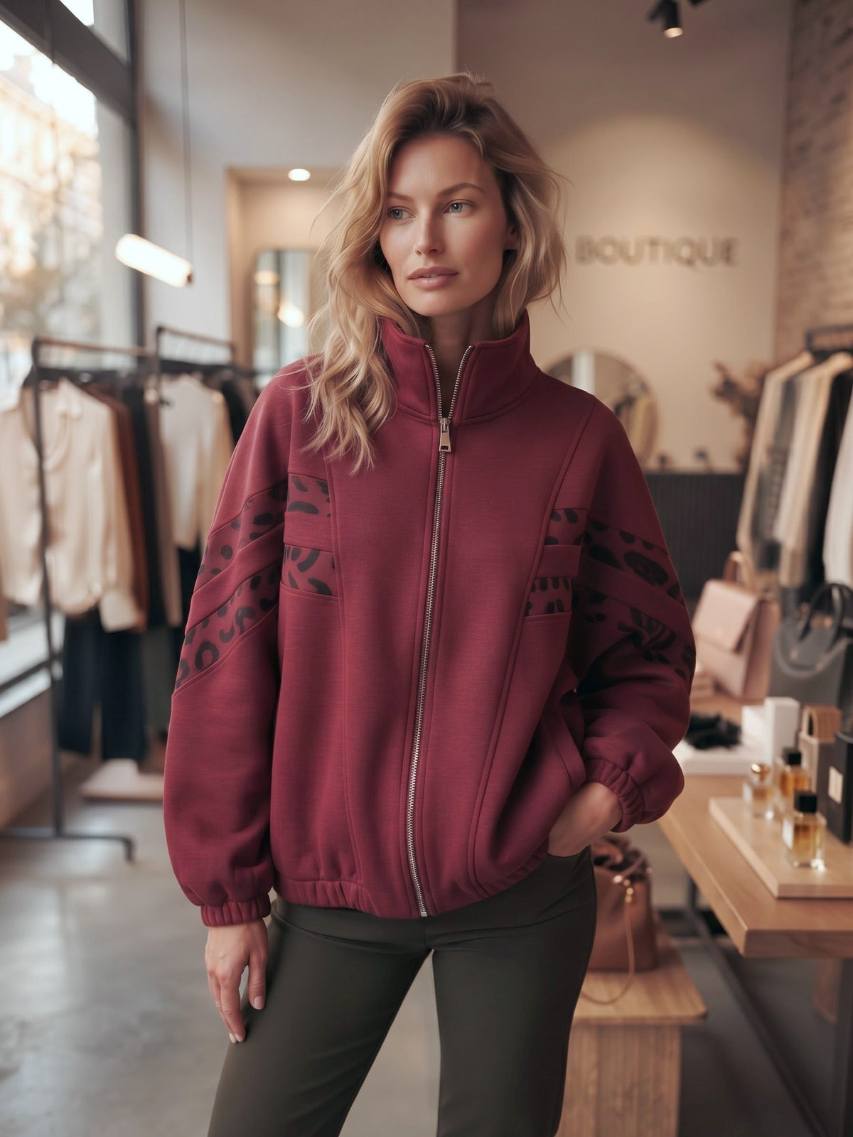 Sweat Zippé Matière Épaisse (x6)