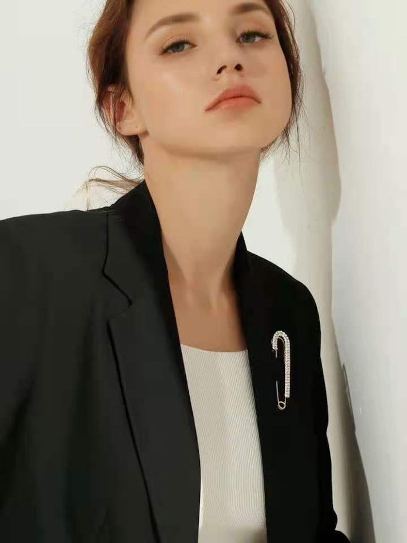 Broche epingle coeur noeud papillon#CZB9-11 (x6)