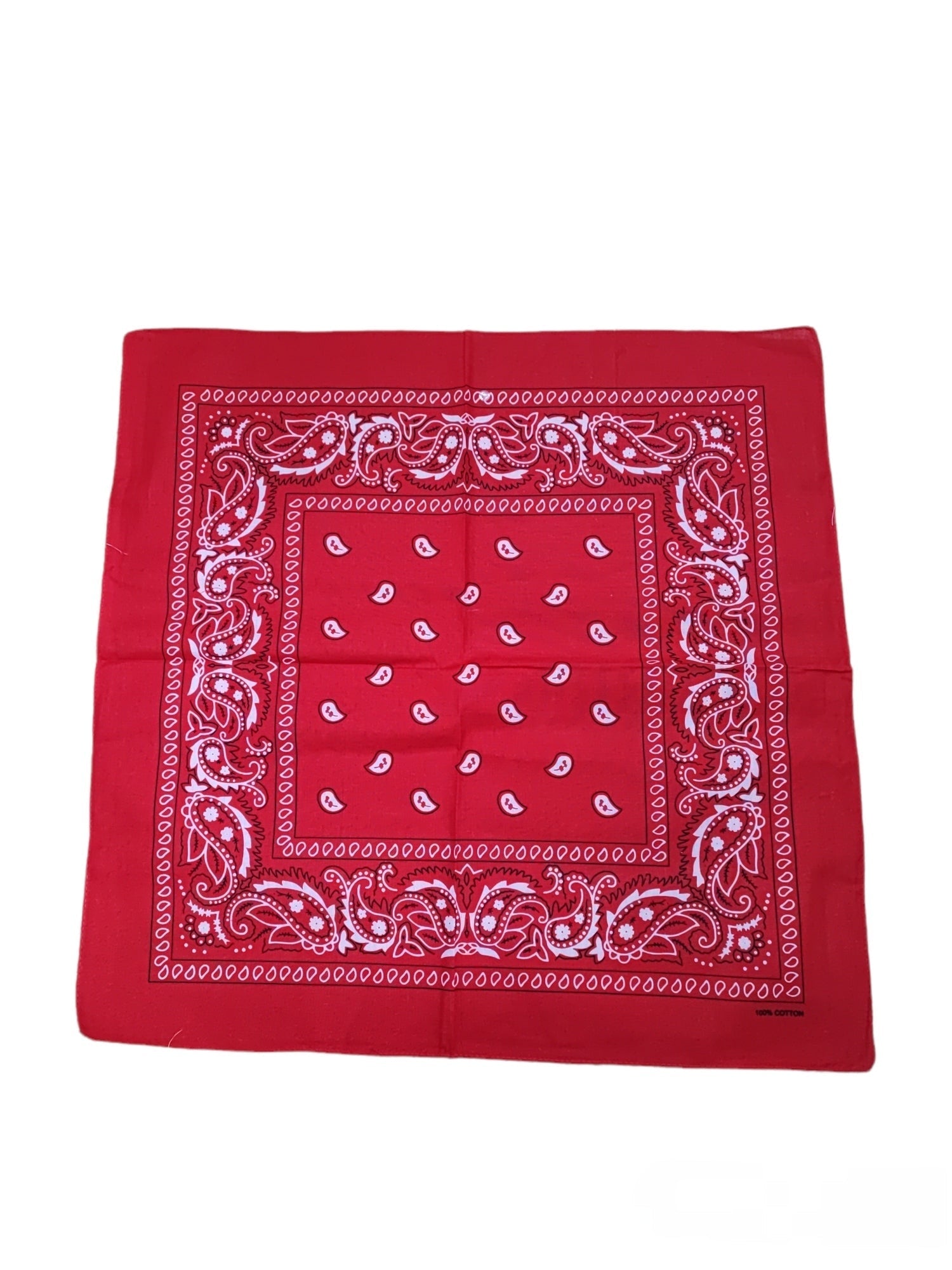 Bandana 100% coton Motif Paisley (x12)