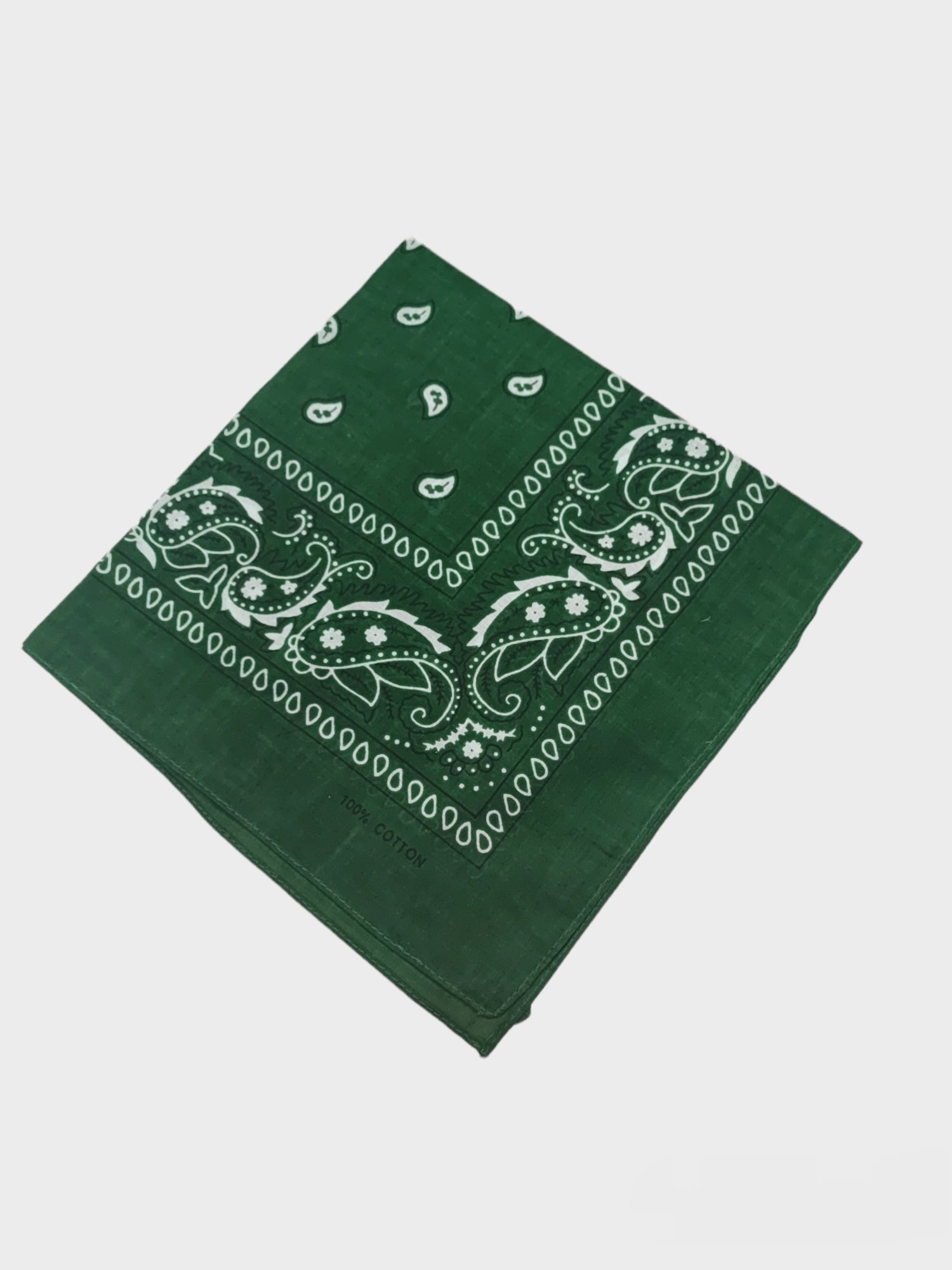 Bandana Carré 100% Coton motif paisley (x12)