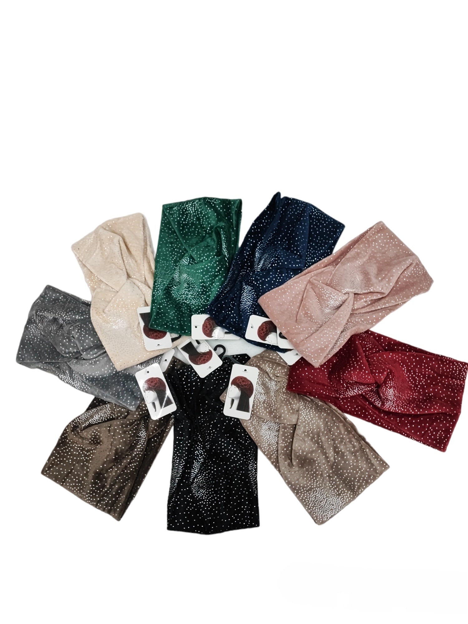 Bandeau Velour strassé (x12)#4
