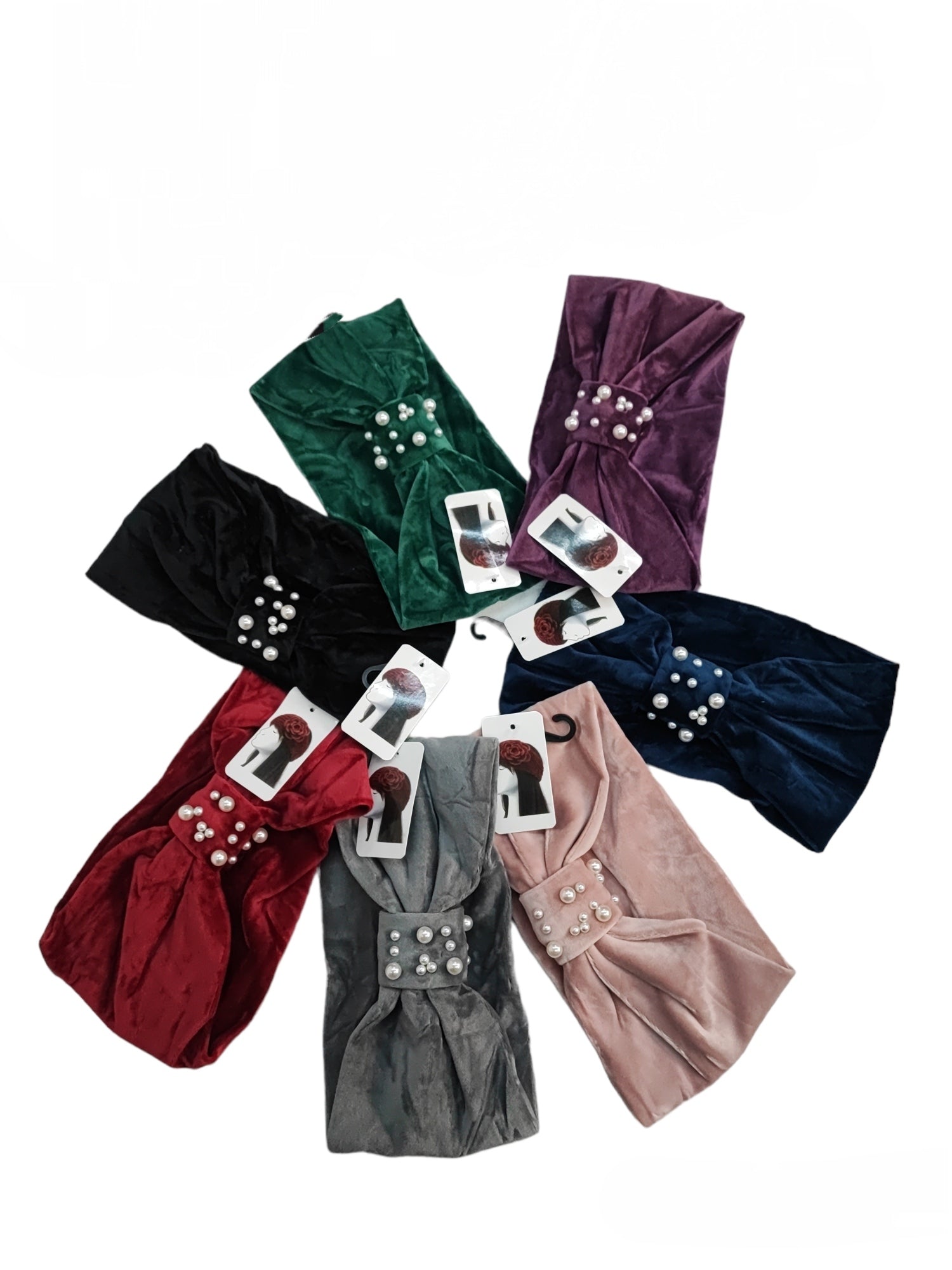 Bandeau automne hiver noeud perle (x12)#1