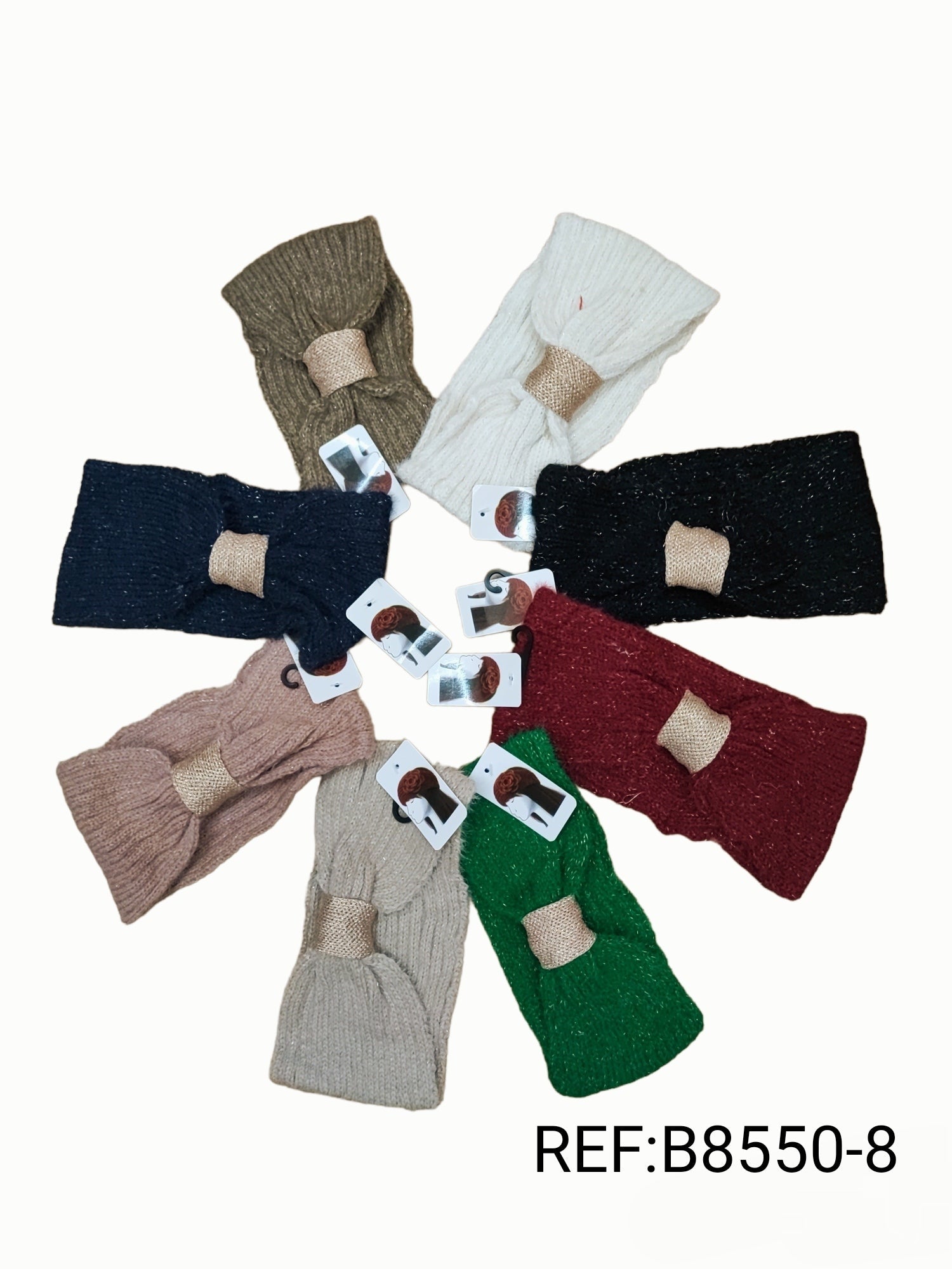 Bandeau automne hiver noeud fil d'or (x12)#8