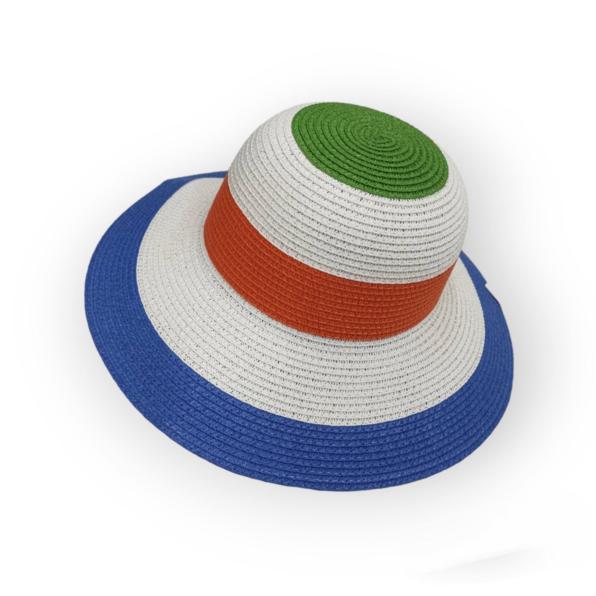 Chapeau paille Multi-Colorie (x12)#10