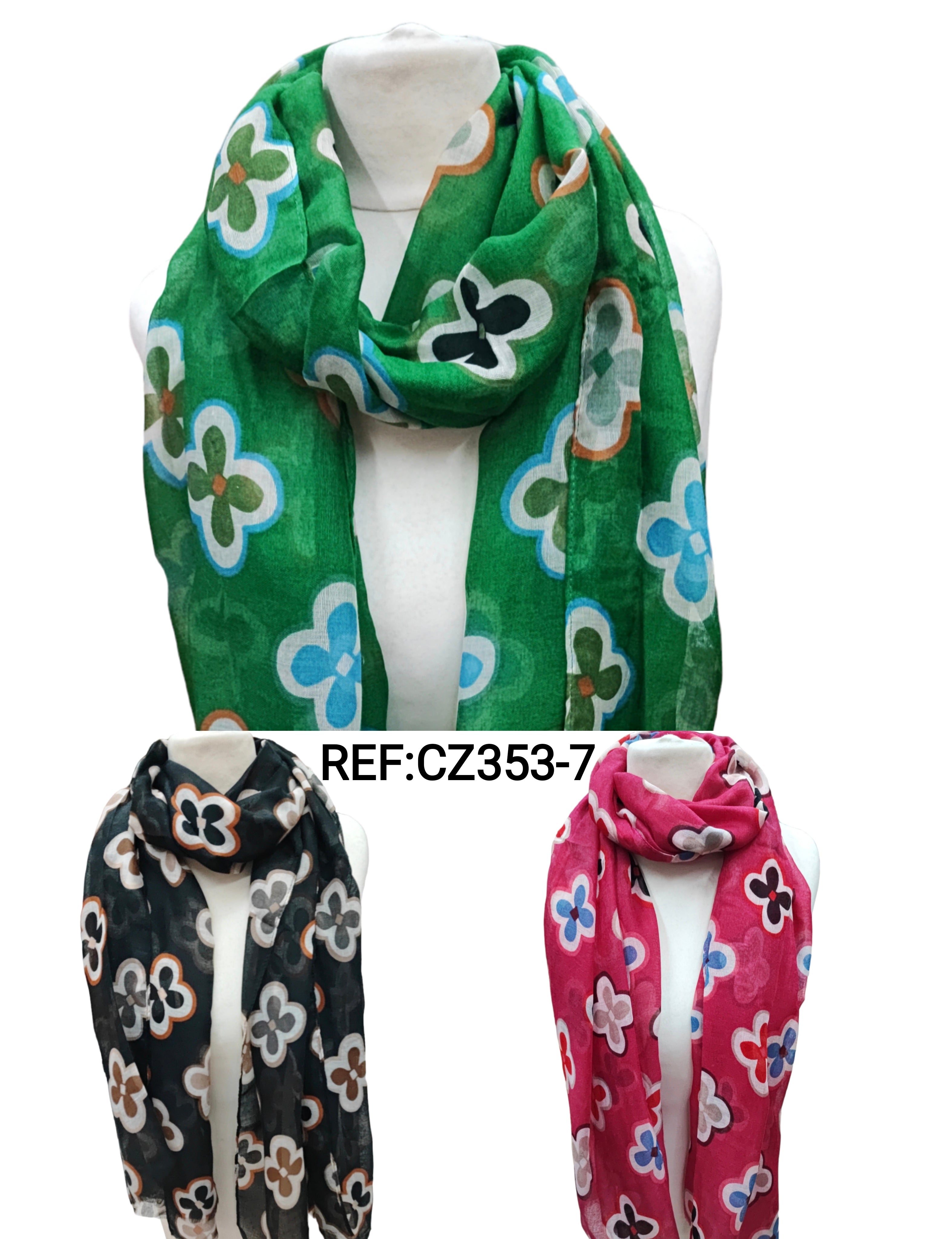 foulard imprime motif Trèfle
(x12) #9