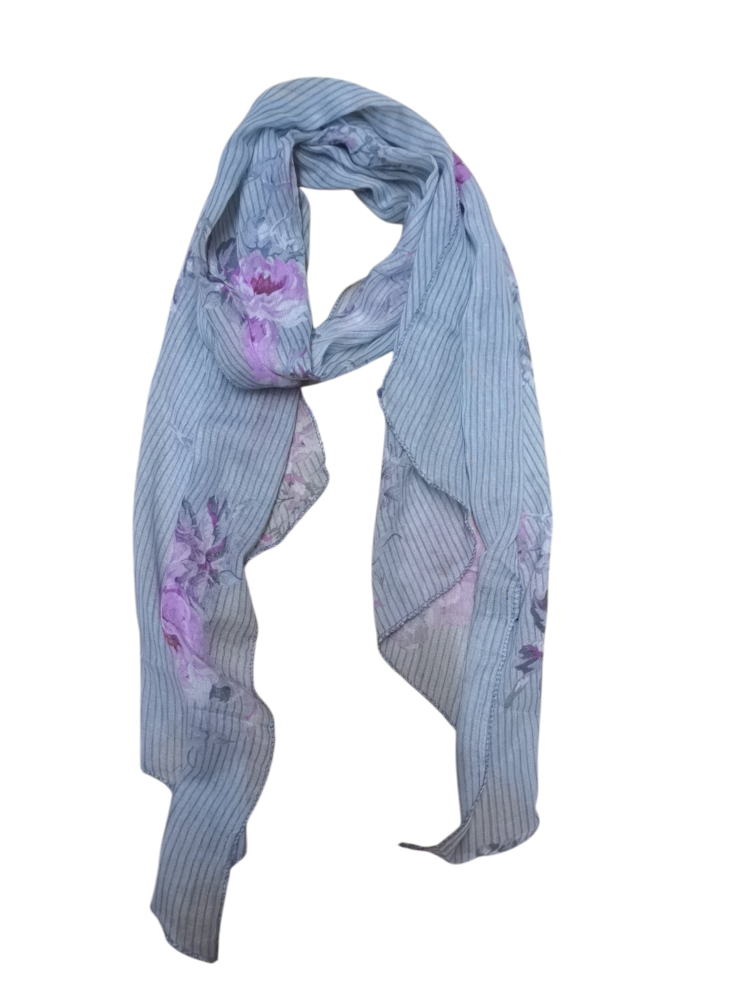 Foulard motif fleur (x12)