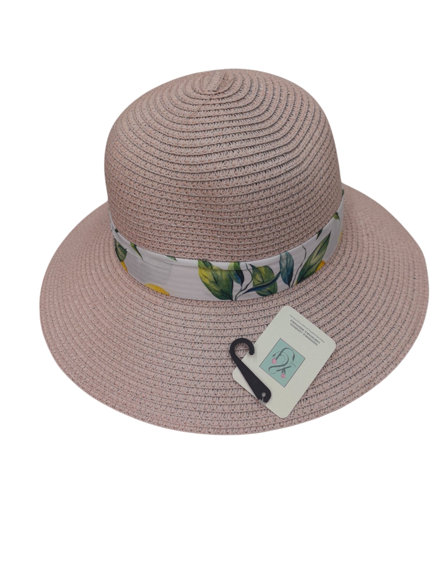 Chapeau capeline ruban citron(x12)#03