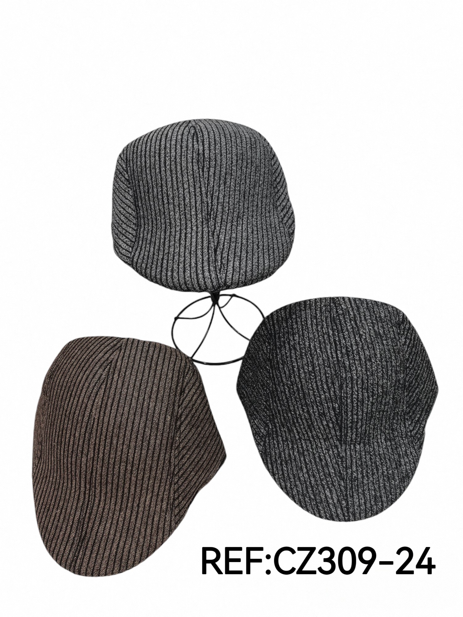 Béret homme motif bande (x12)#24