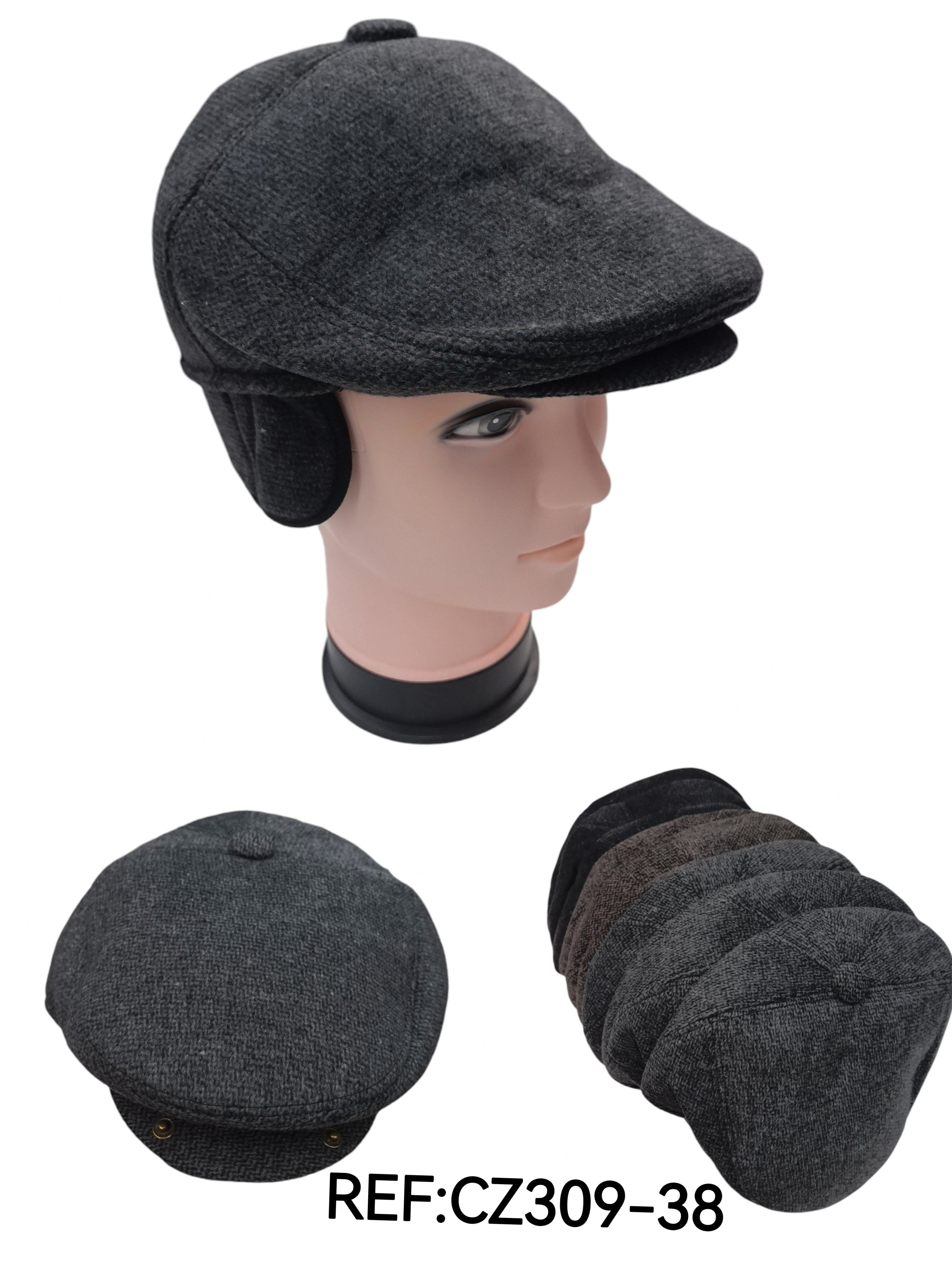 Béret Casquette homme cache-oreilles (x12) #37