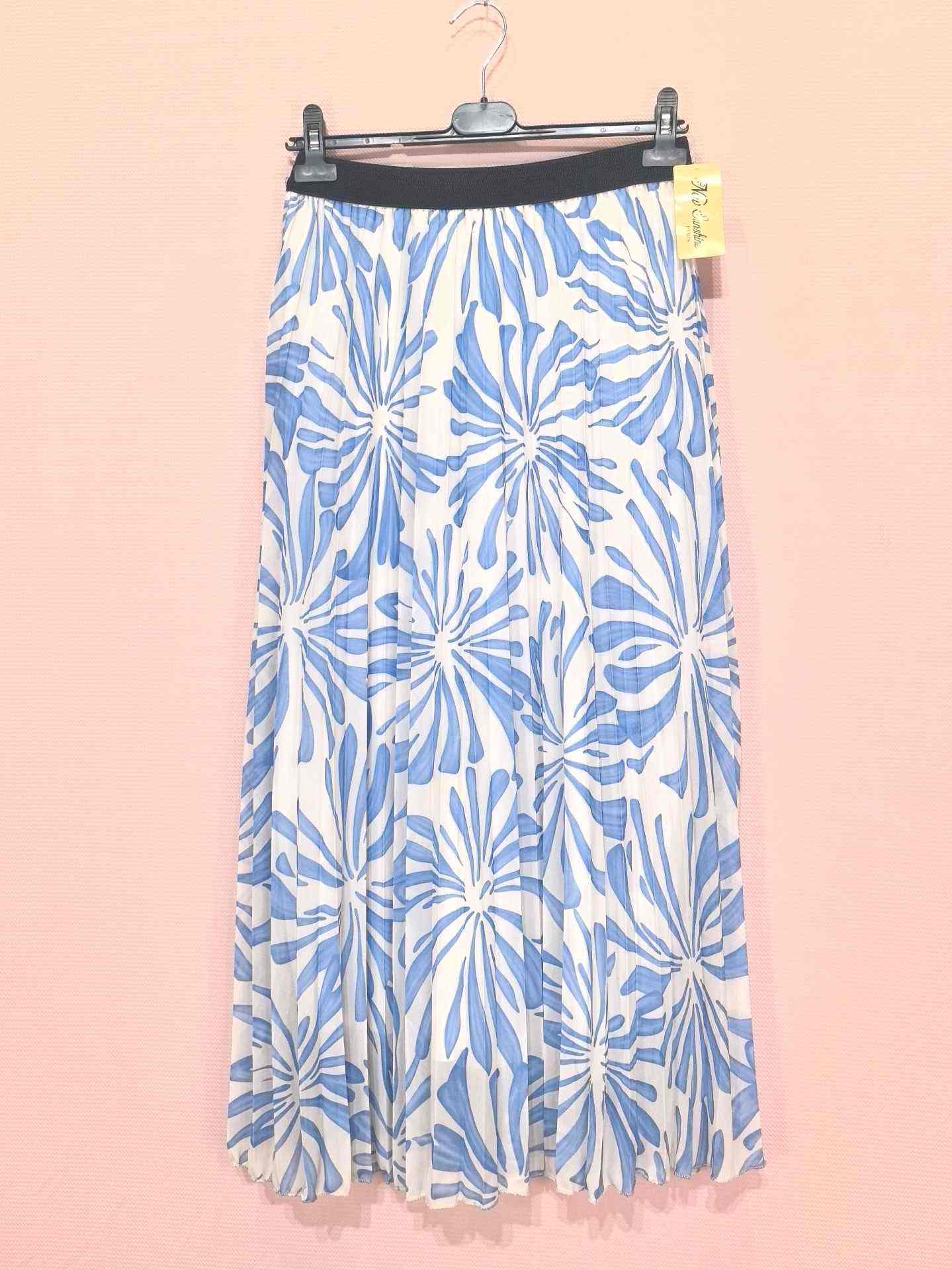 Jupe plissée imprimée (x6)