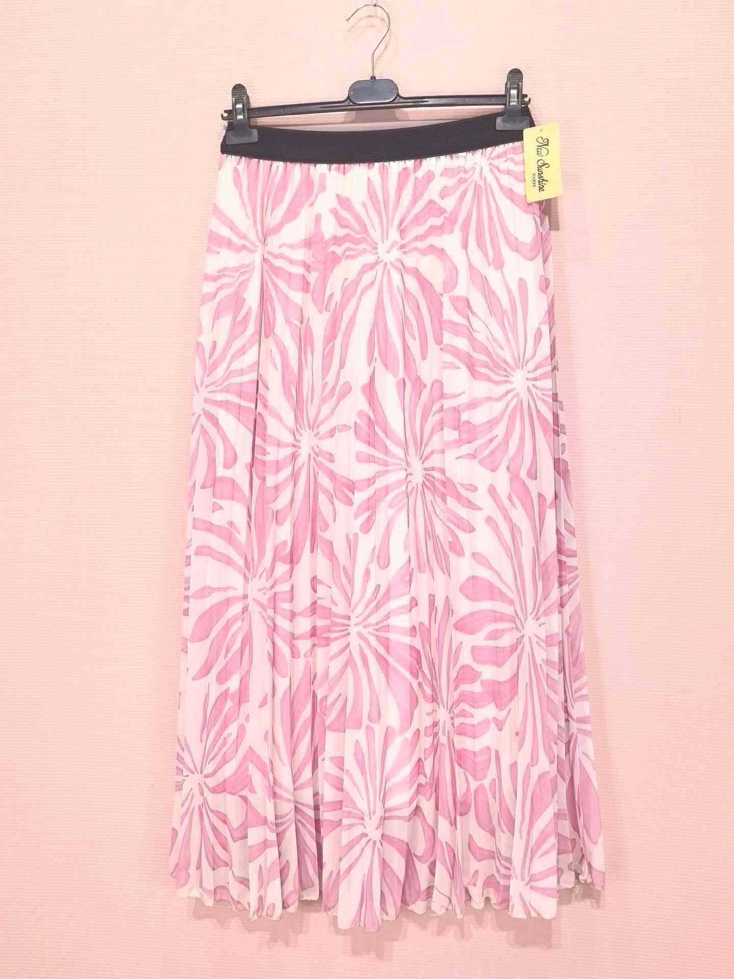 Jupe plissée imprimée (x6)