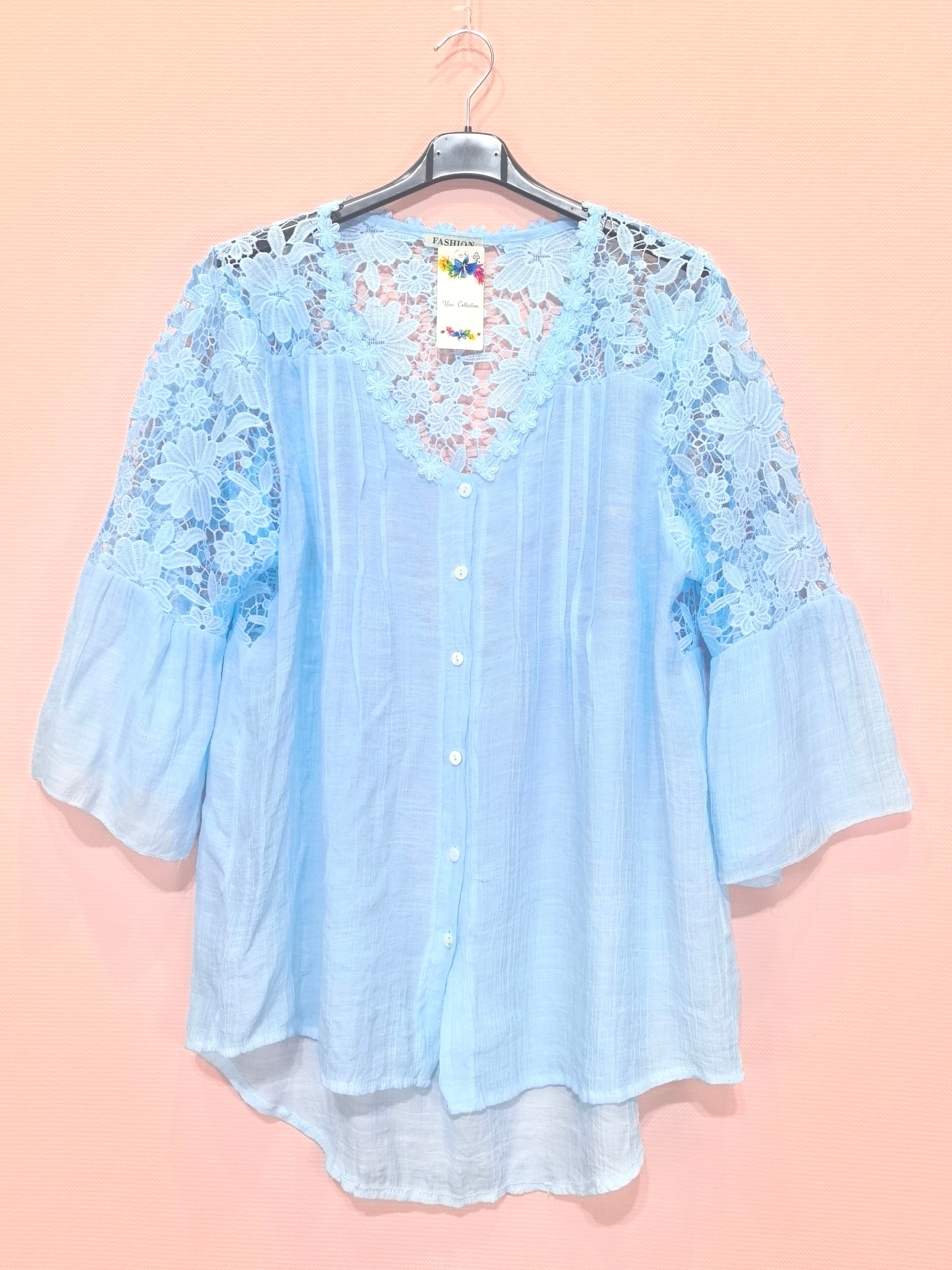 blouse avec dentelle(x8)