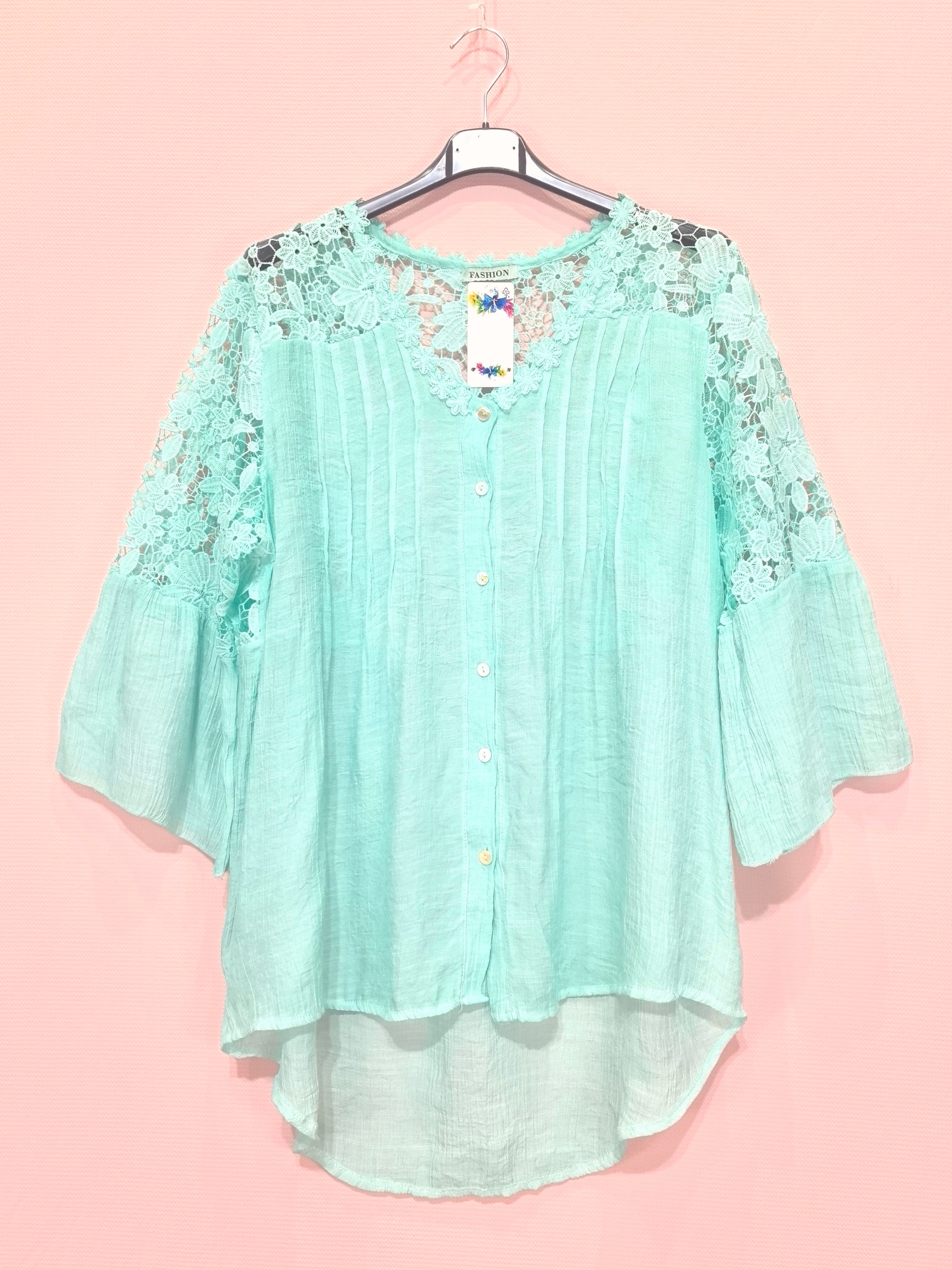 blouse avec dentelle(x8)