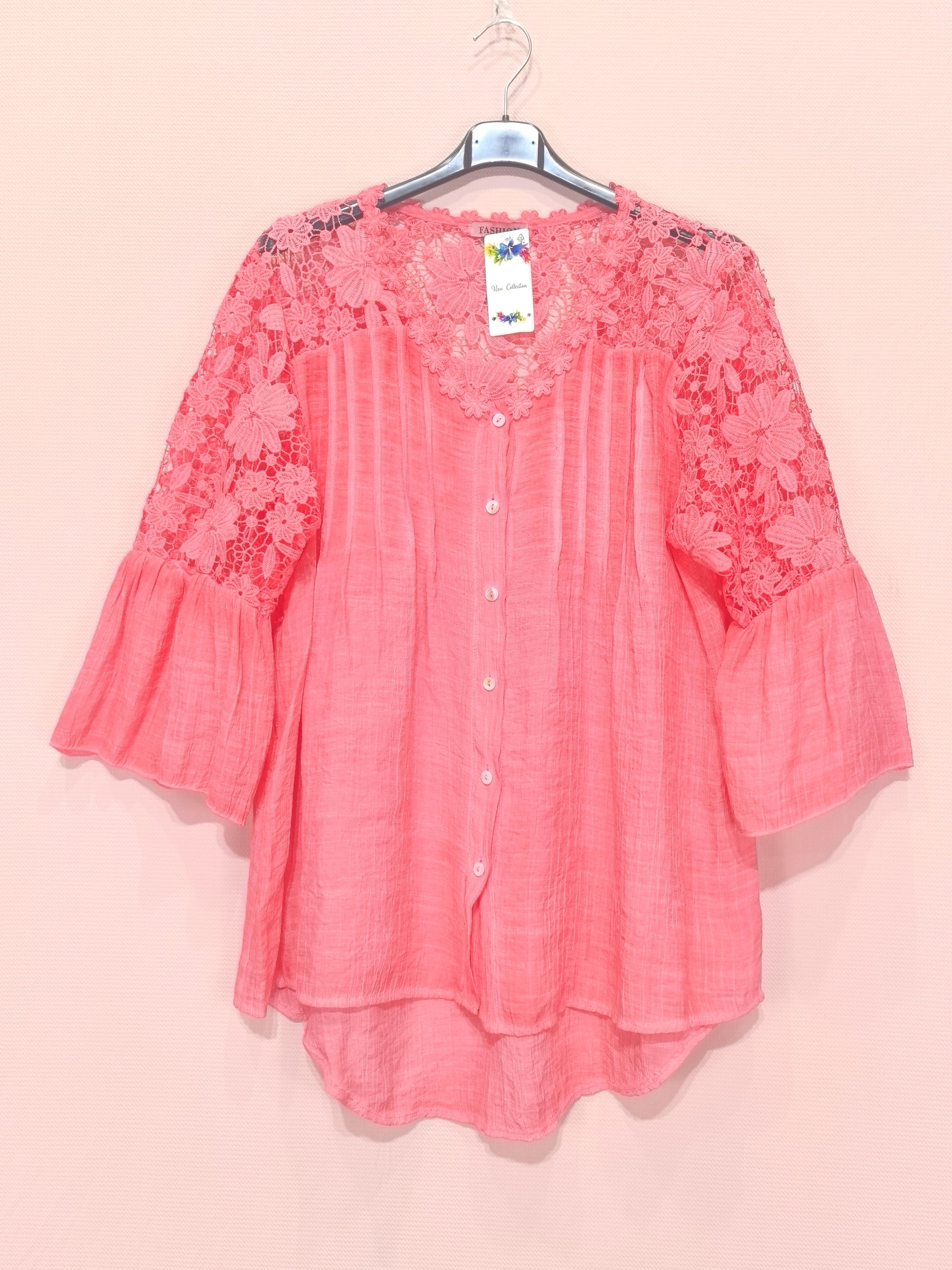 blouse avec dentelle(x8)