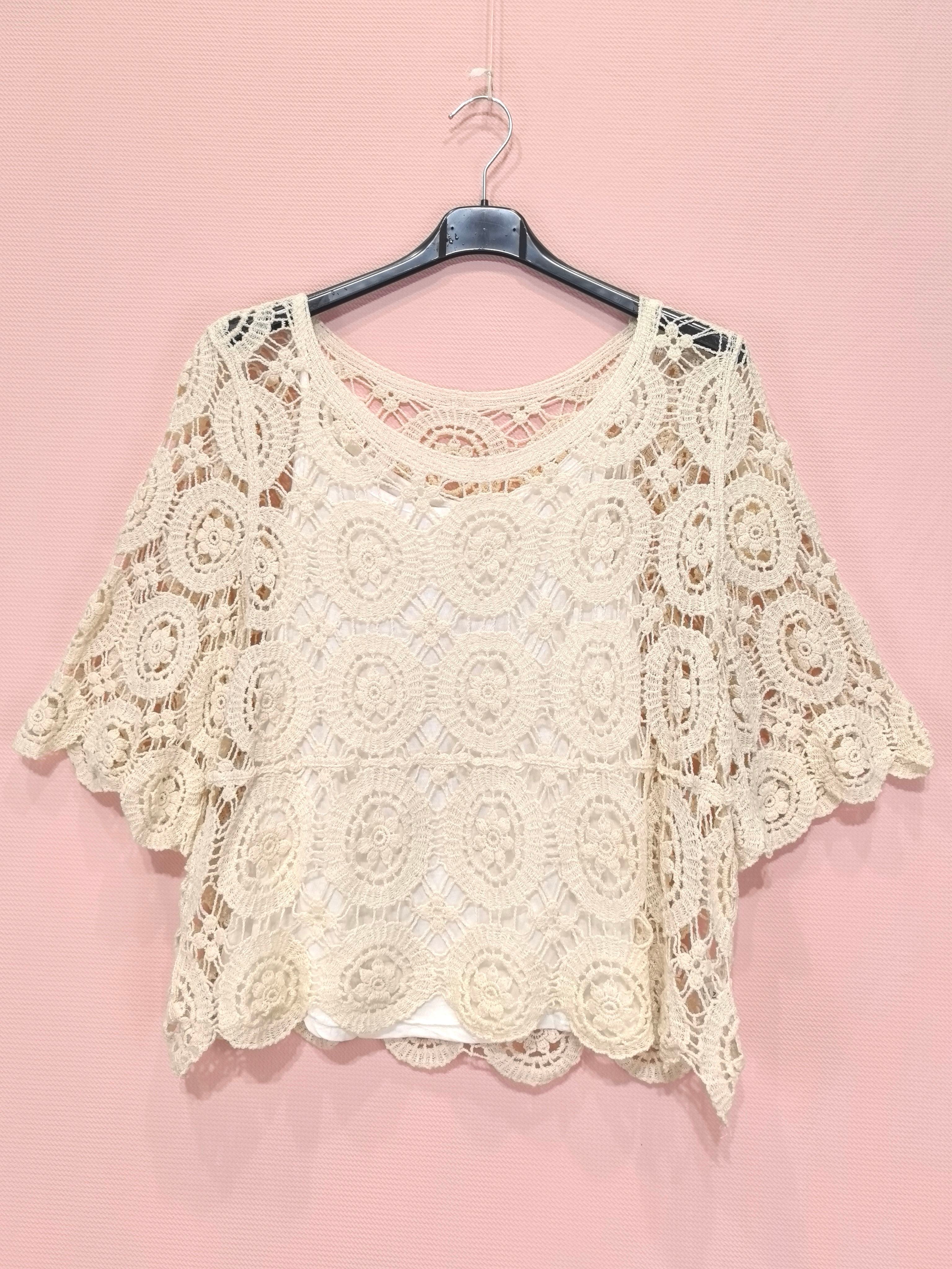 Top crochet 2 pièces (X8)