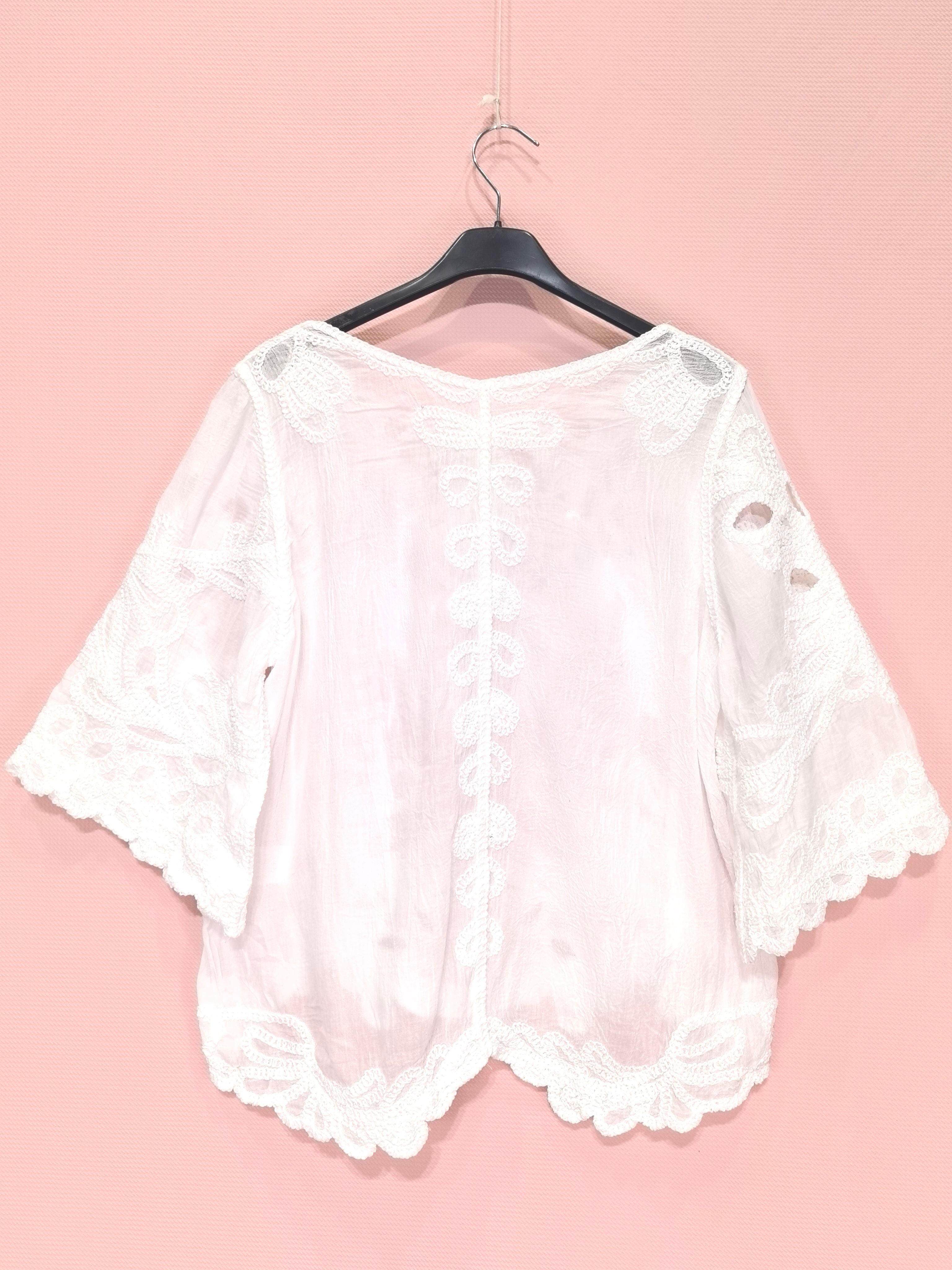 Blouse bohème brodée(x6)