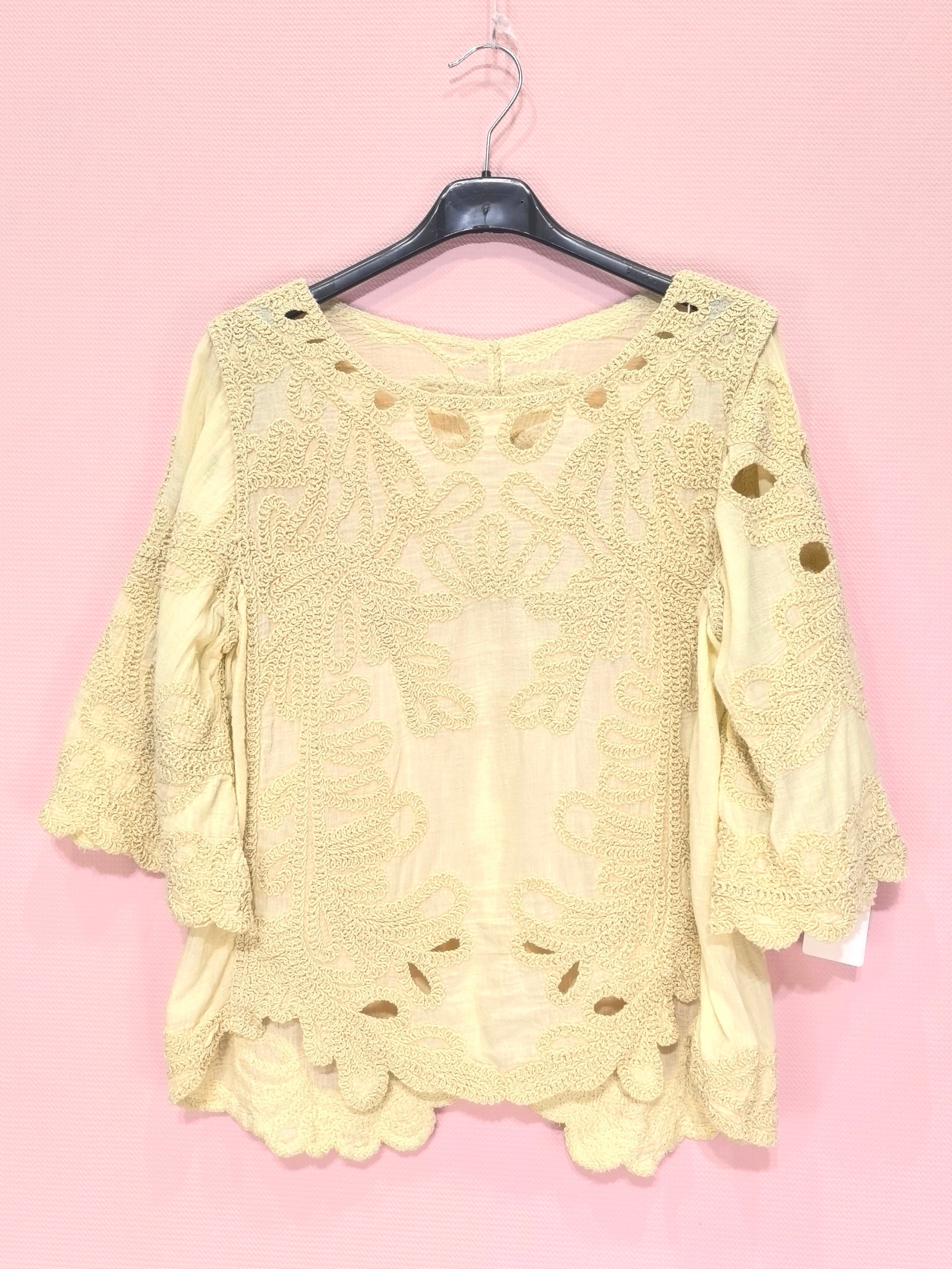 Blouse bohème brodée(x6)