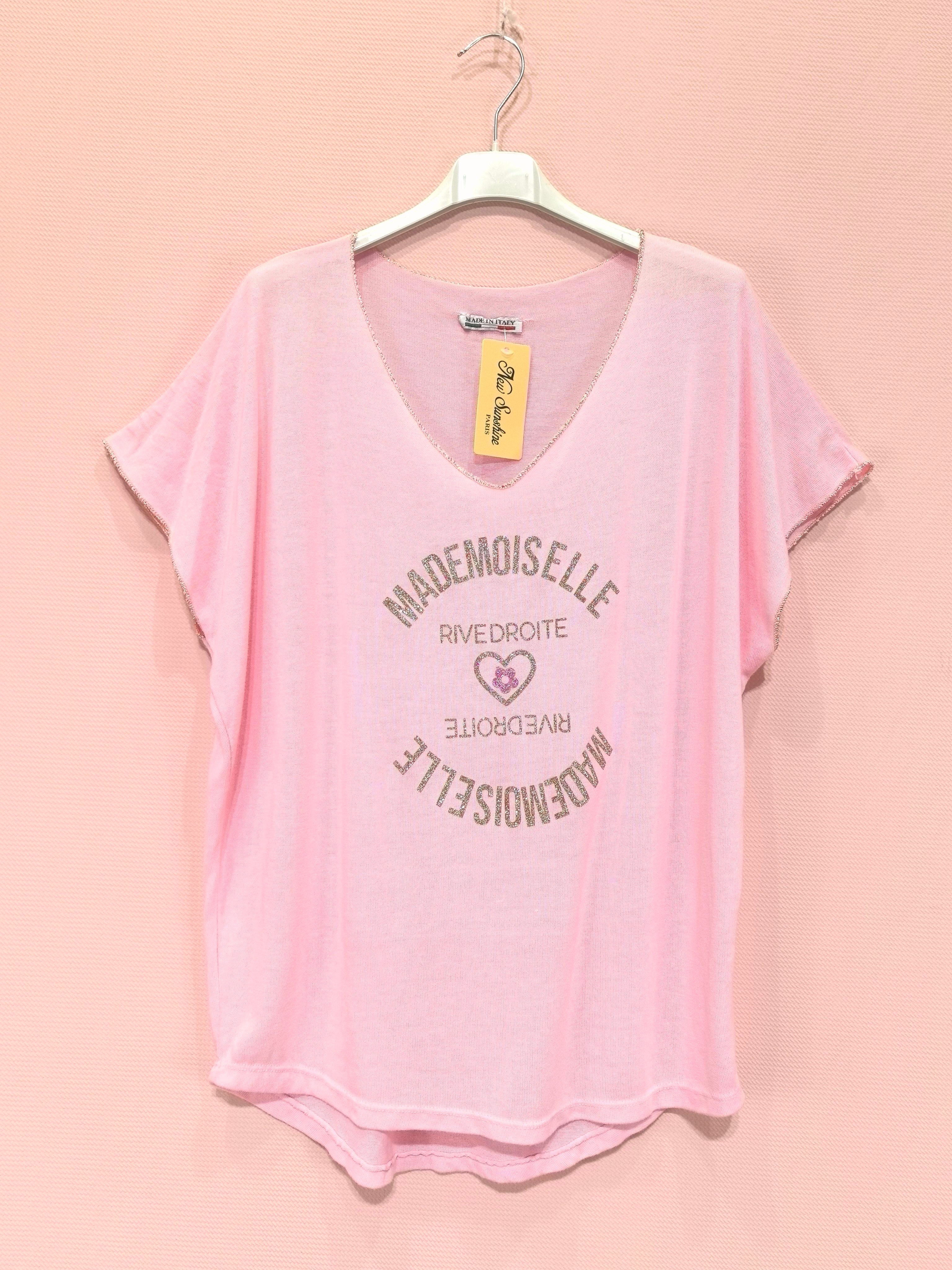 T-shirts Mademoiselle River Droite(x8)