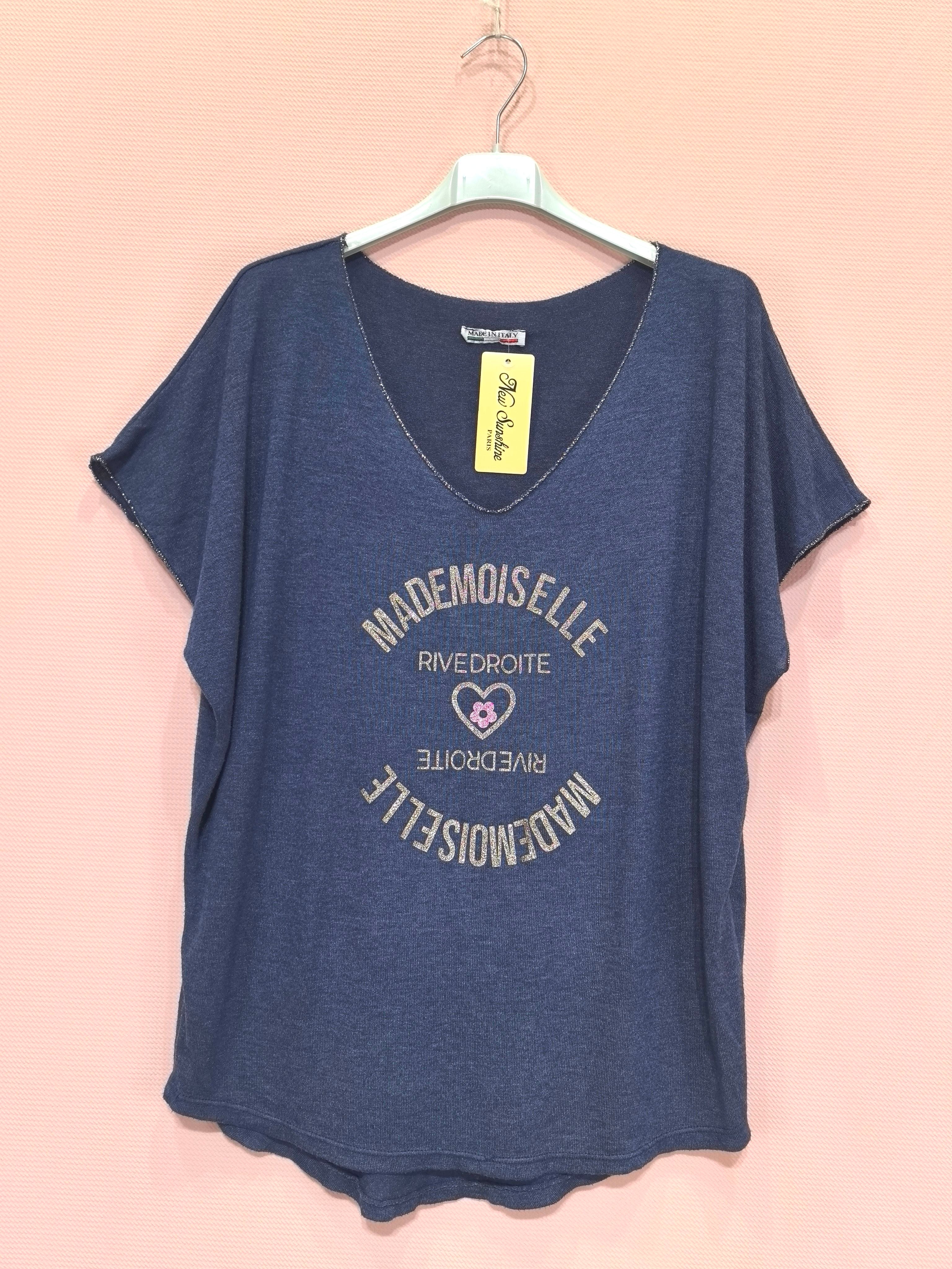 T-shirts Mademoiselle River Droite(x8)