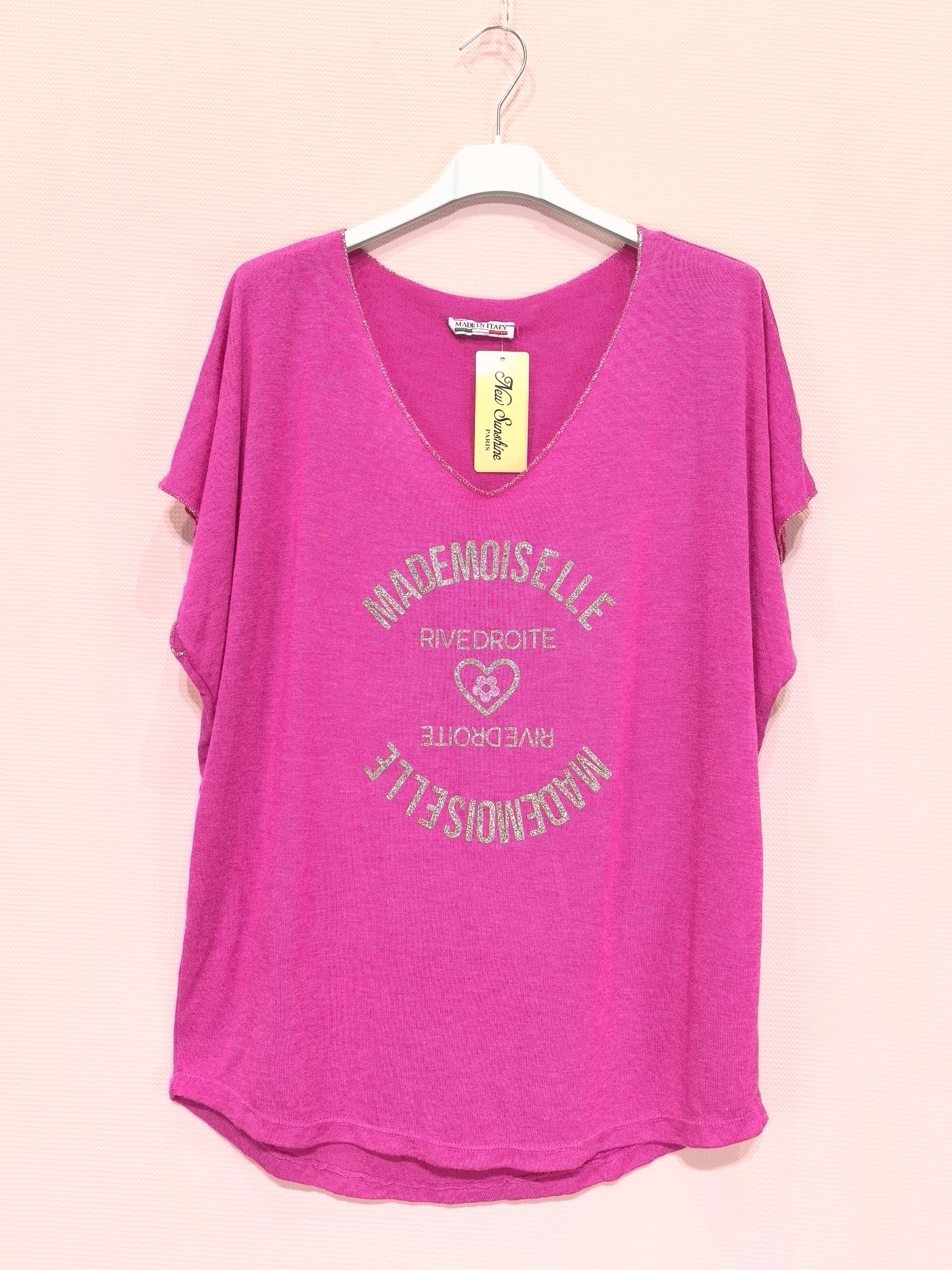 T-shirts Mademoiselle River Droite(x8)