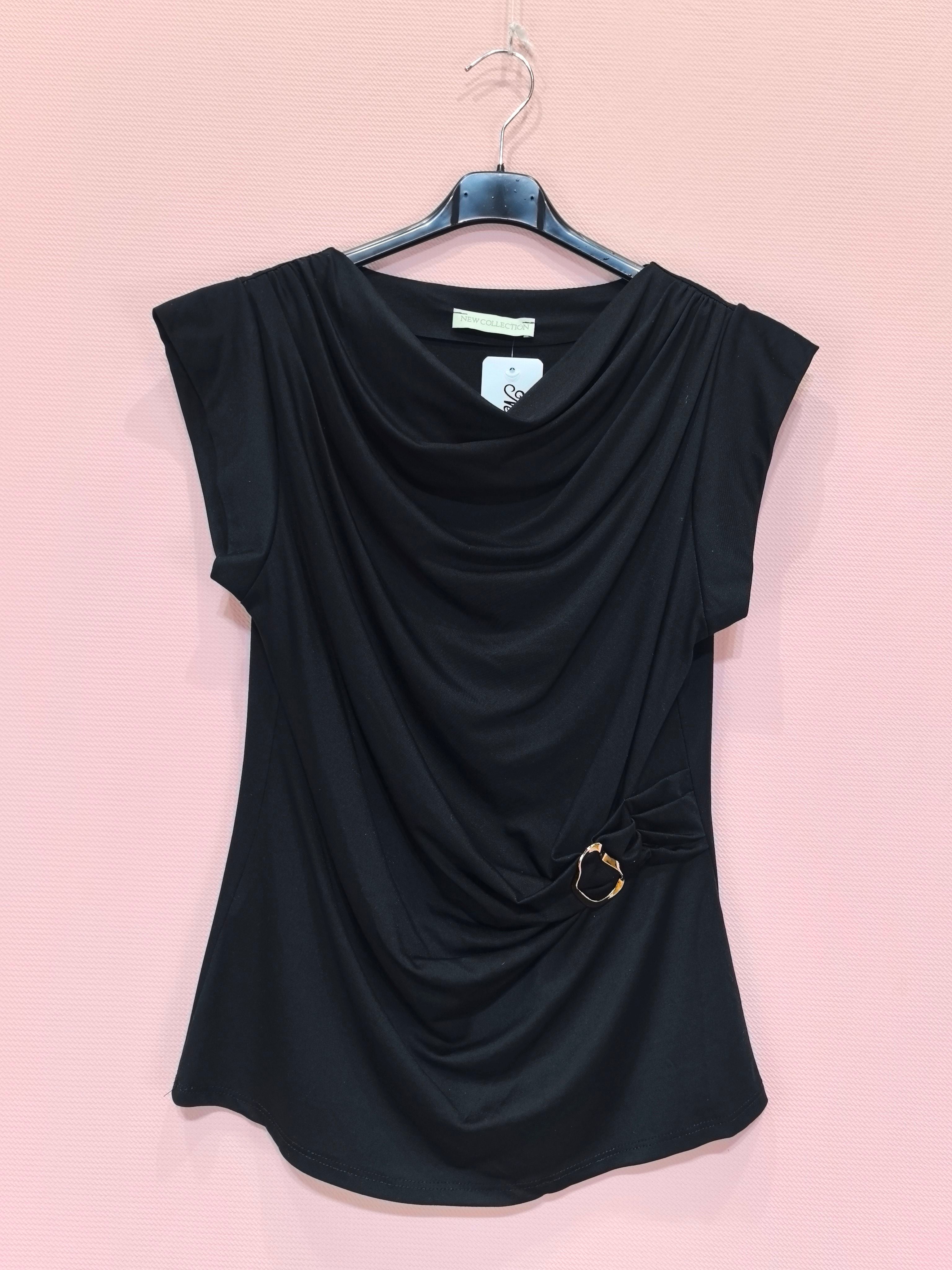 Top drapé avec boucle décorative(x8)