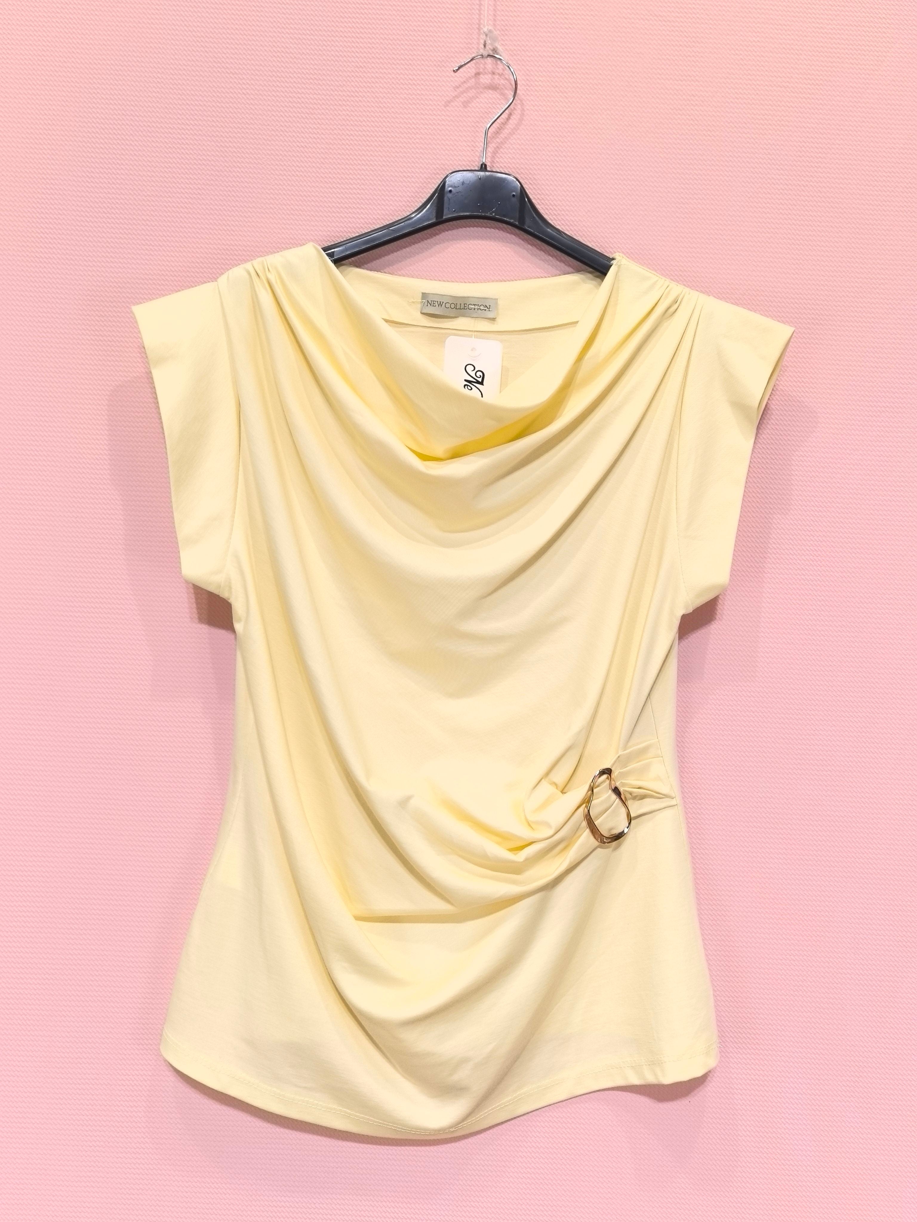 Top drapé avec boucle décorative(x8)