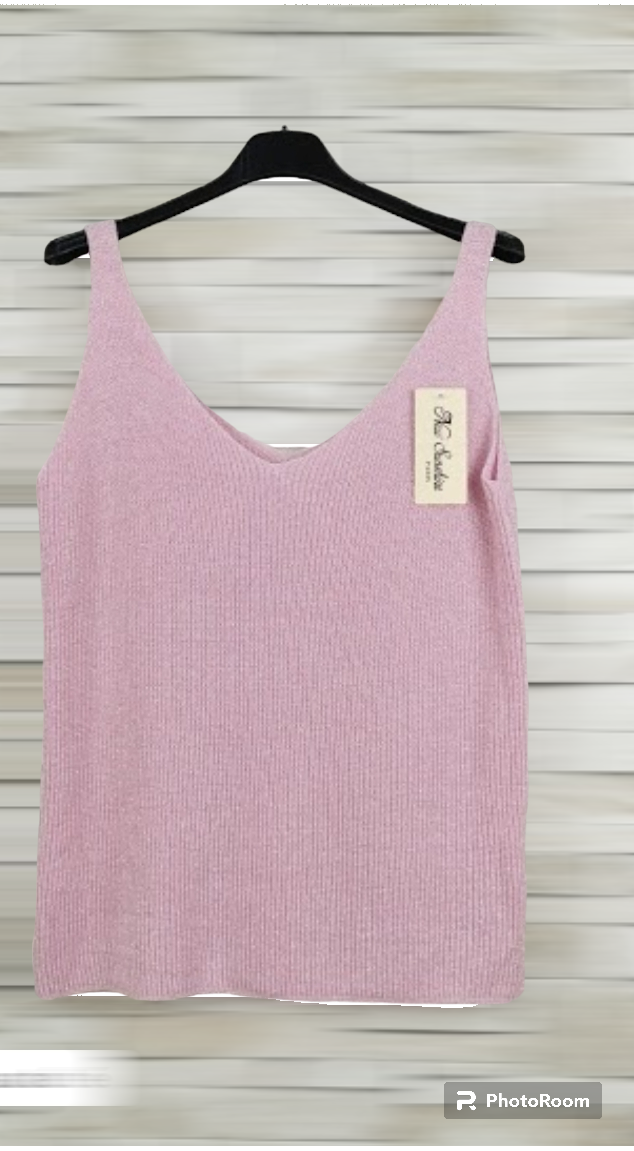 Débardeur maille avec lurex
(x9)