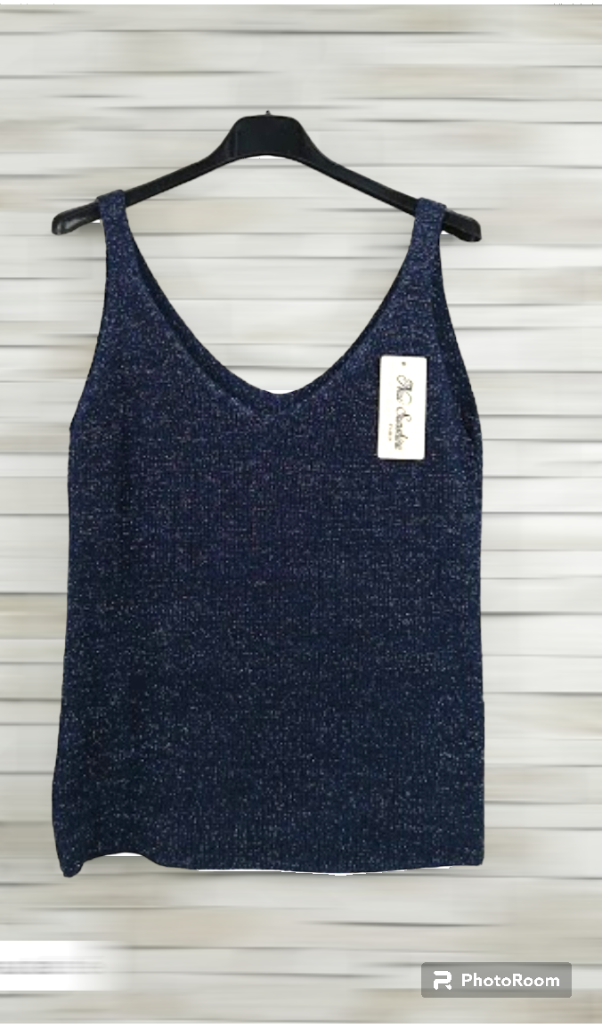 Débardeur maille avec lurex
(x9)