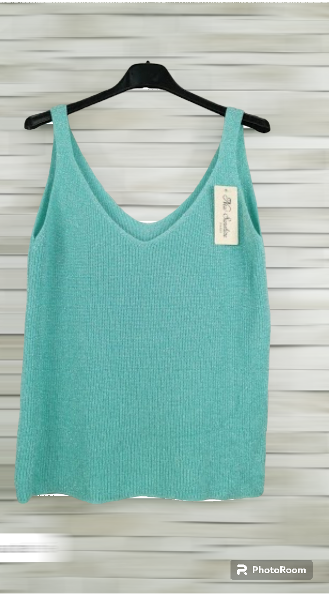 Débardeur maille avec lurex
(x9)