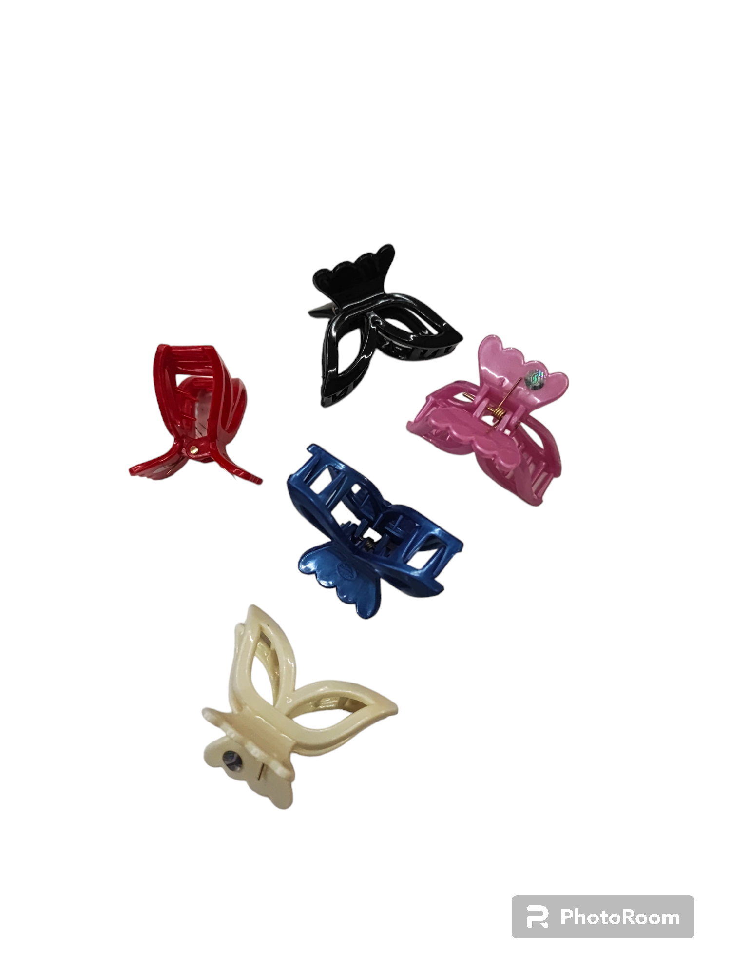 Petites pinces forme papillon (x24)