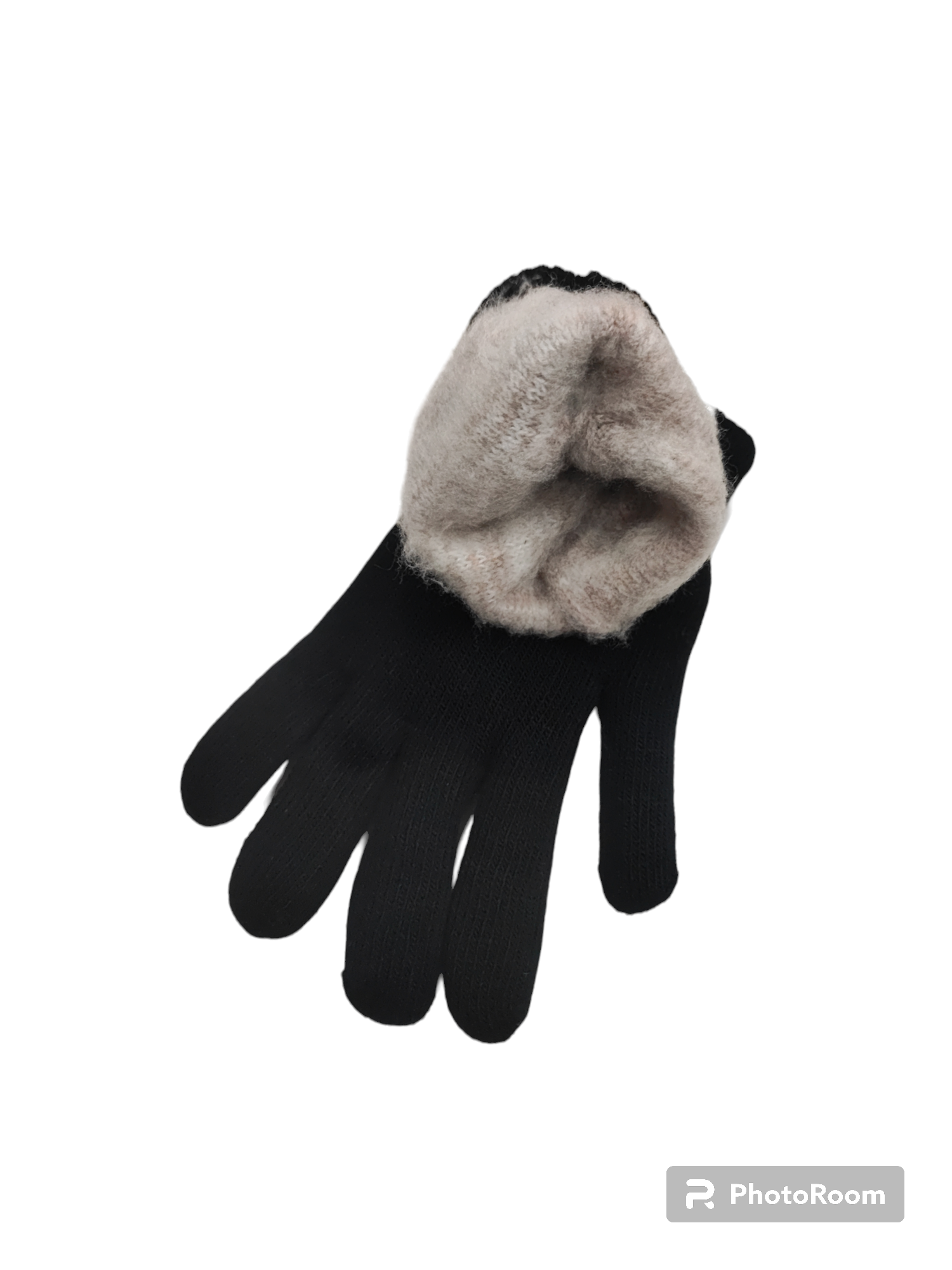 Gants homme noir double (x12)H3