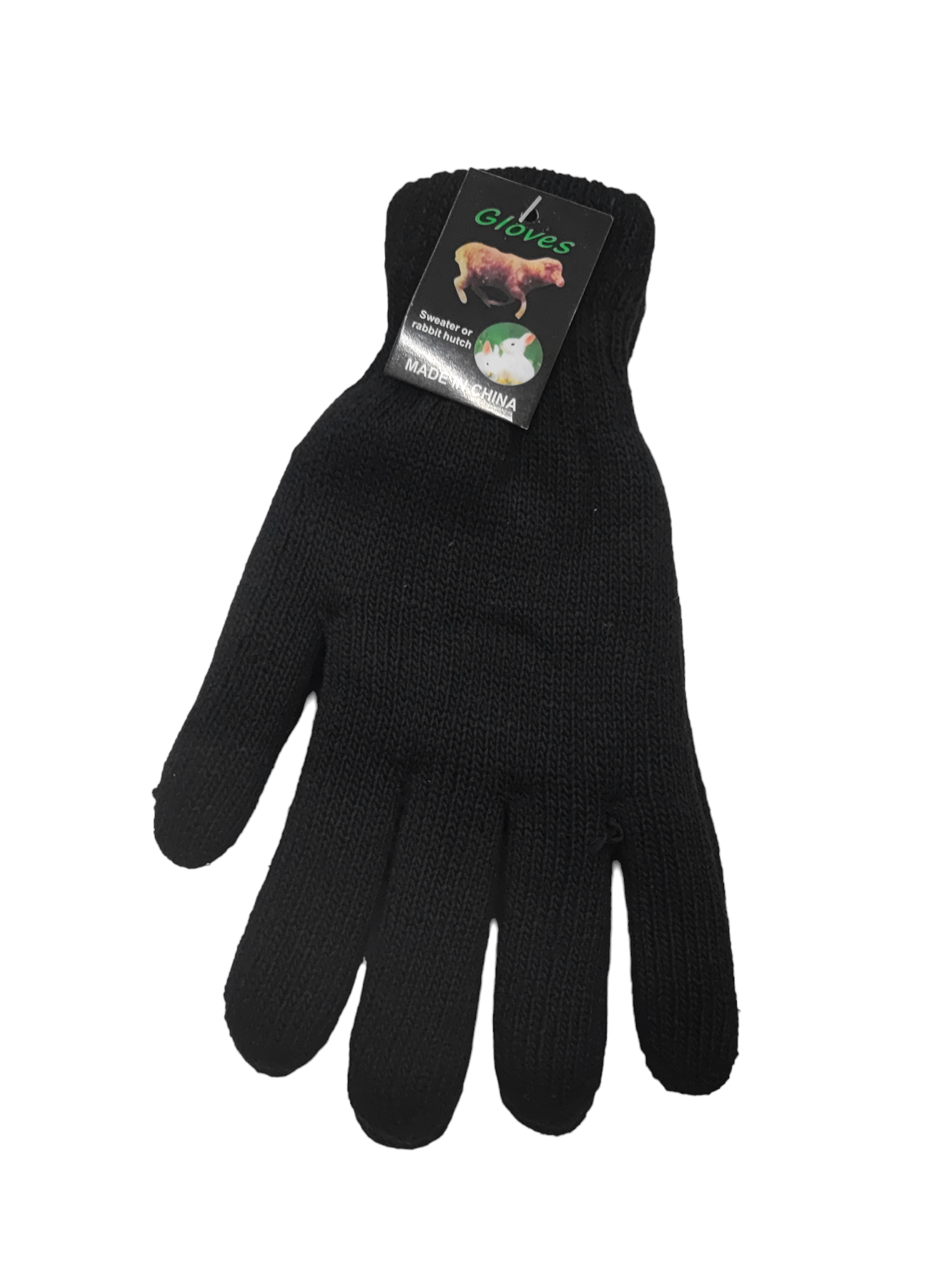 Gants homme noir double fourré (x12)H8