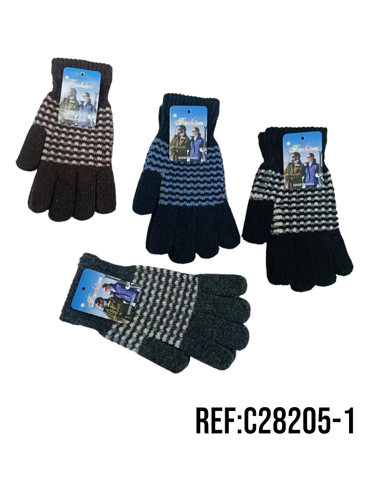 Gants homme Couleurs mélangées(x12)#1