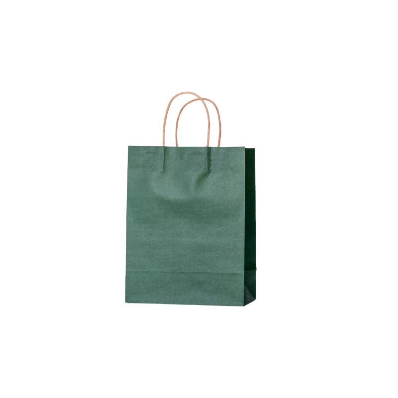 LOT DE 120 -Sacs papier kraft /22*11*27cm (couleurs mélangées)
