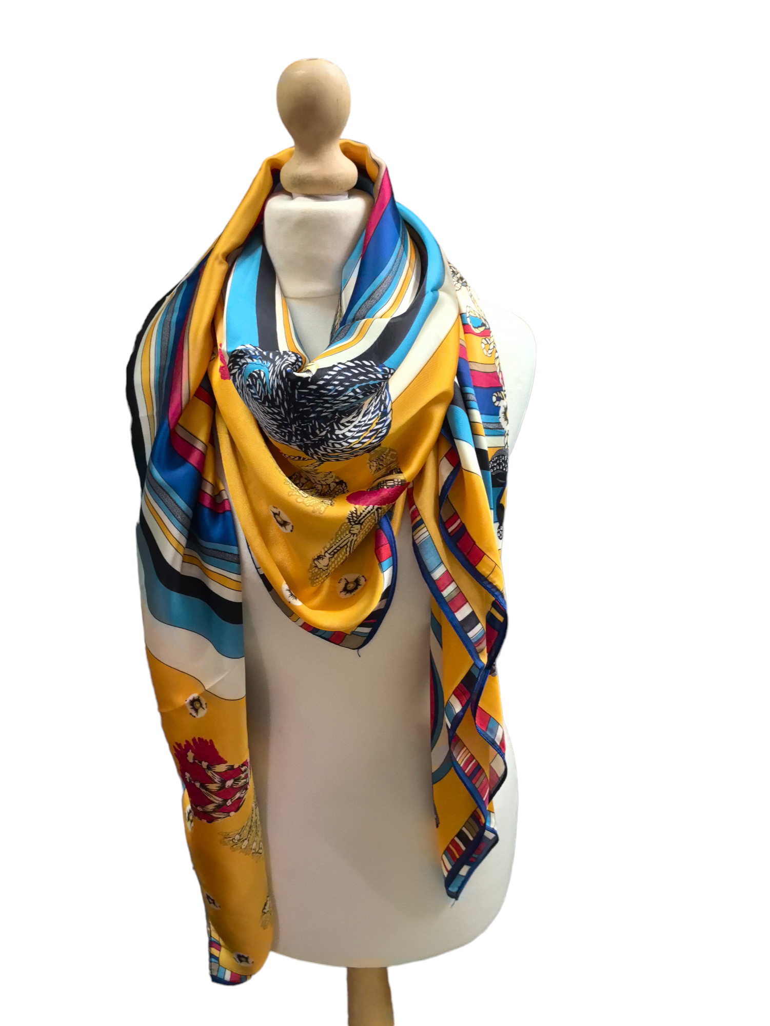 Foulard Carré Touche soie 140cm (x6) #13